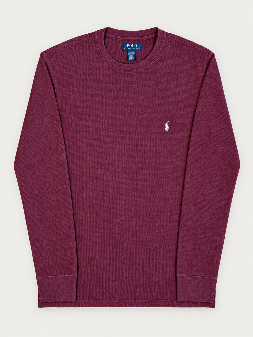 T-shirt Ralph Lauren Nid d'Abeille Bordeaux