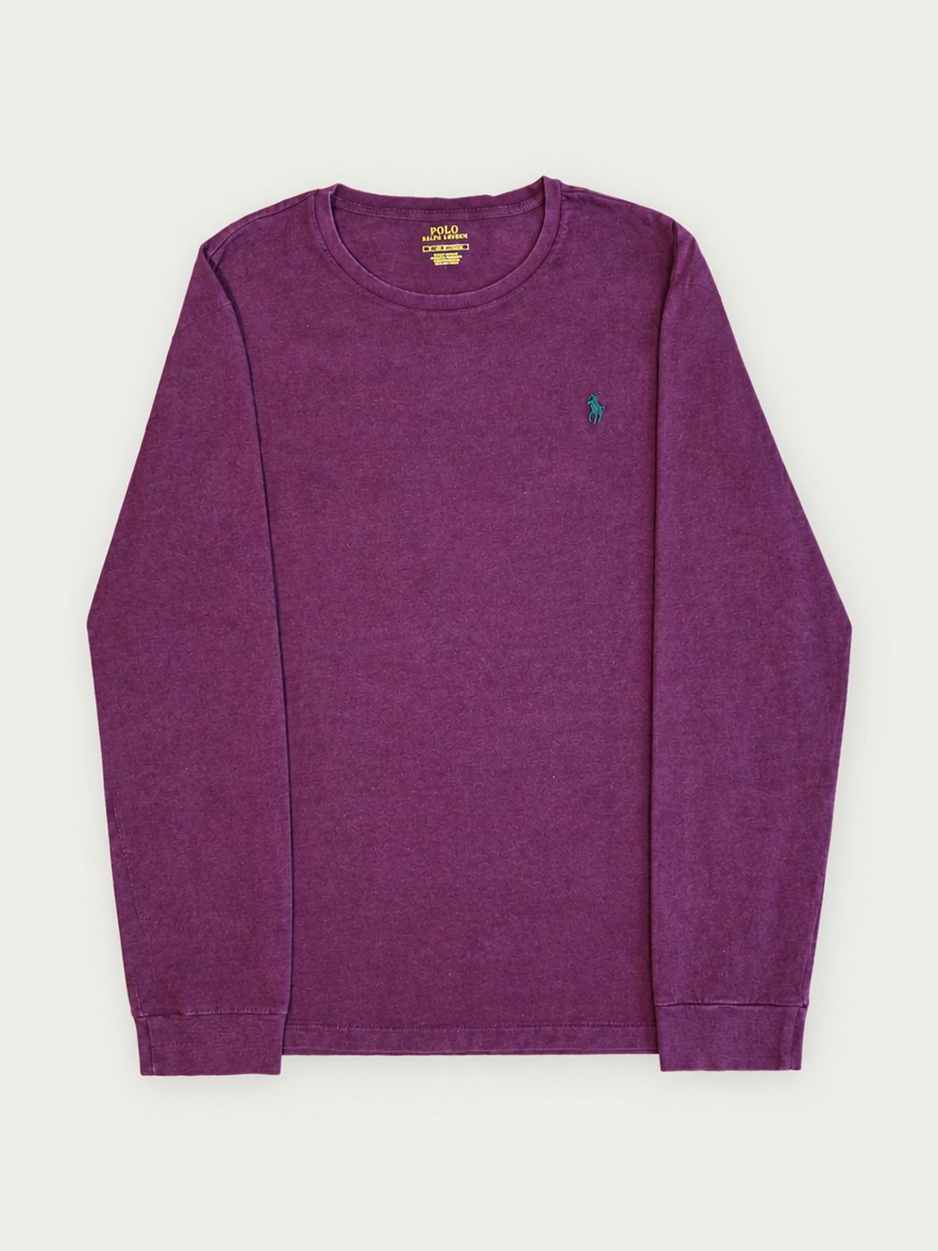 T-shirt Ralph Lauren Manches Longues Bordeaux