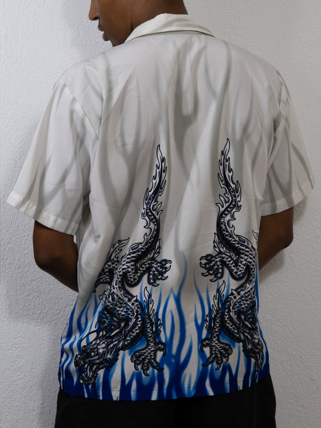 CHEMISE DRAGON STREET CULTURE M BLANC