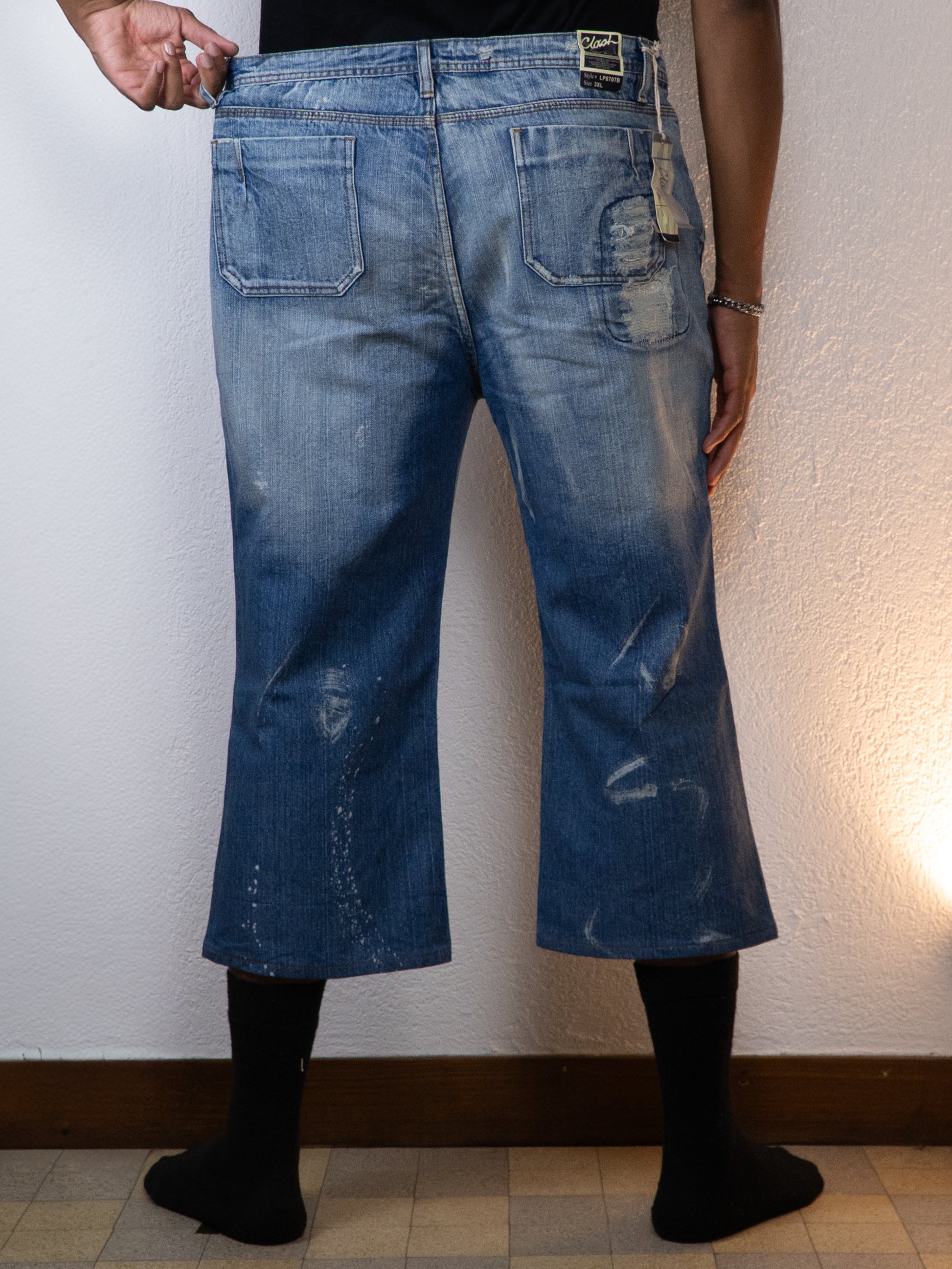 SHORT JEANS CLARK JEANS 3XL BLEU