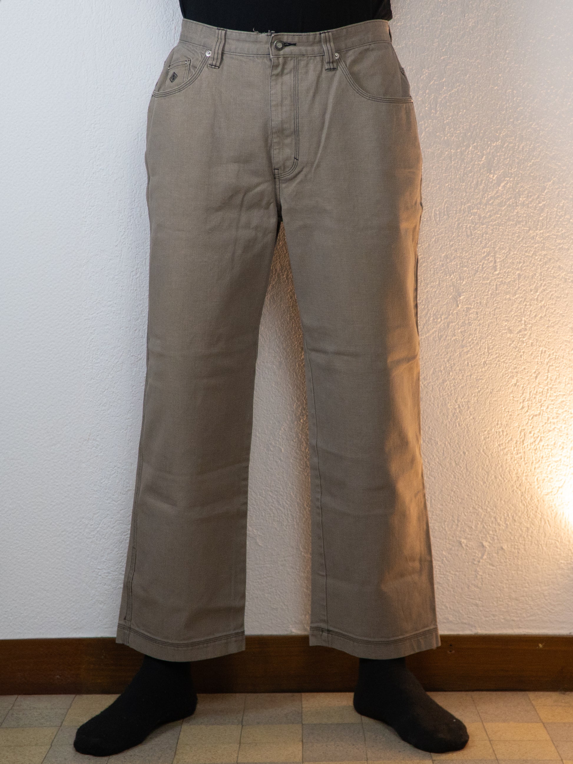PANTALON ENYCE 36 BEIGE GRIS