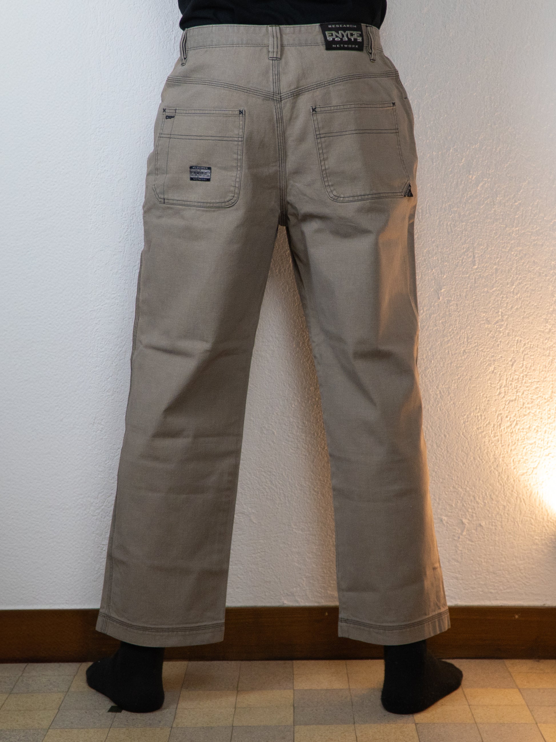 PANTALON ENYCE 36 BEIGE GRIS