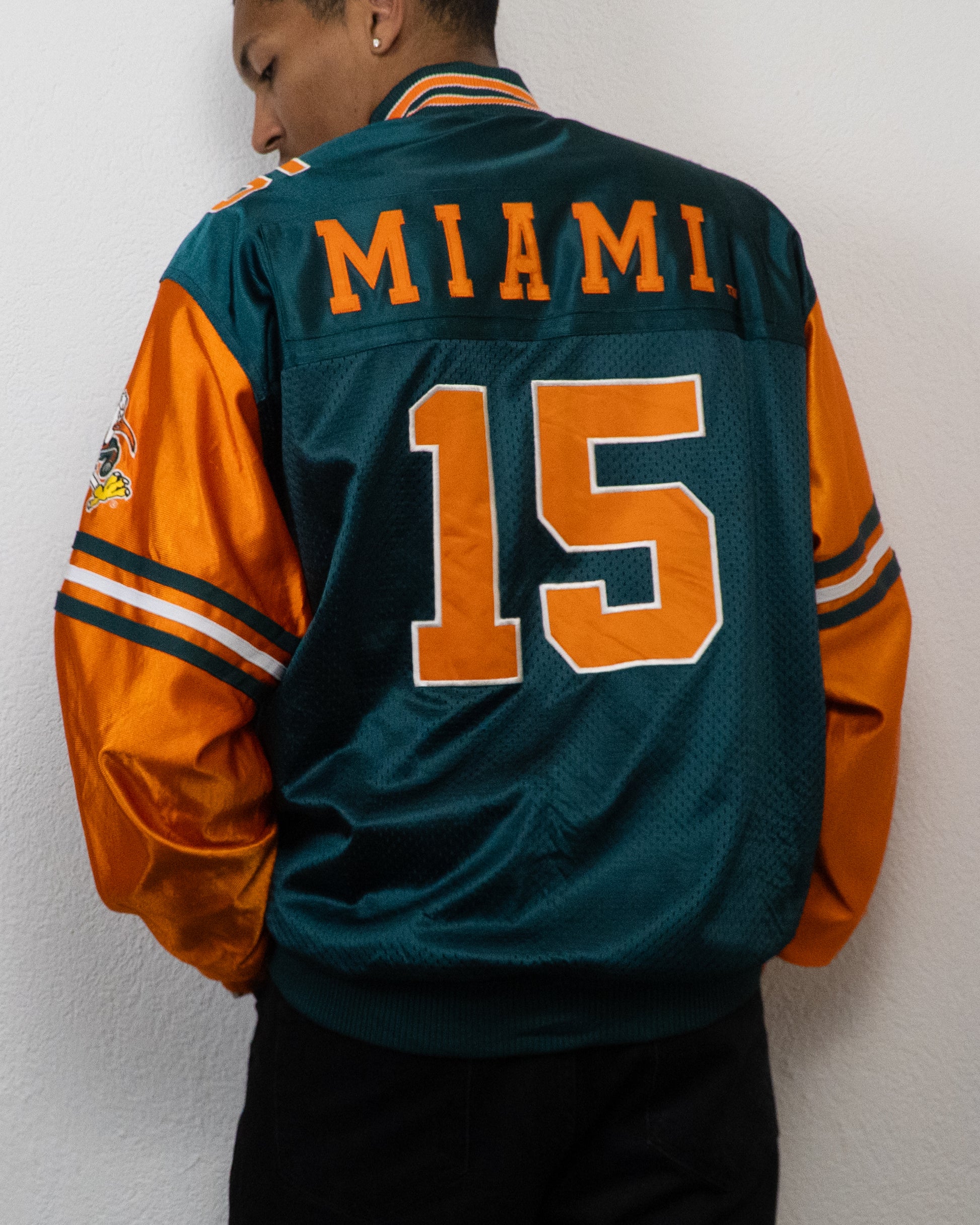 JACKET REVERSIBLE NHL MIAMI HURRICANES 2XL VERT ORANGE