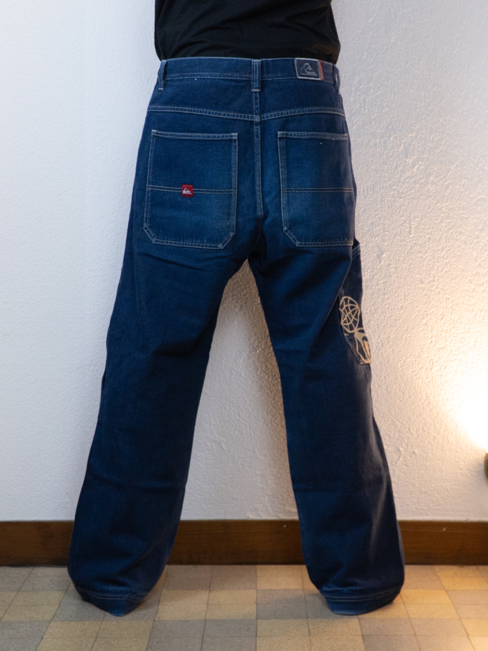 PANTALON BAGGY QUICKSILVER XL BLEU DENIM