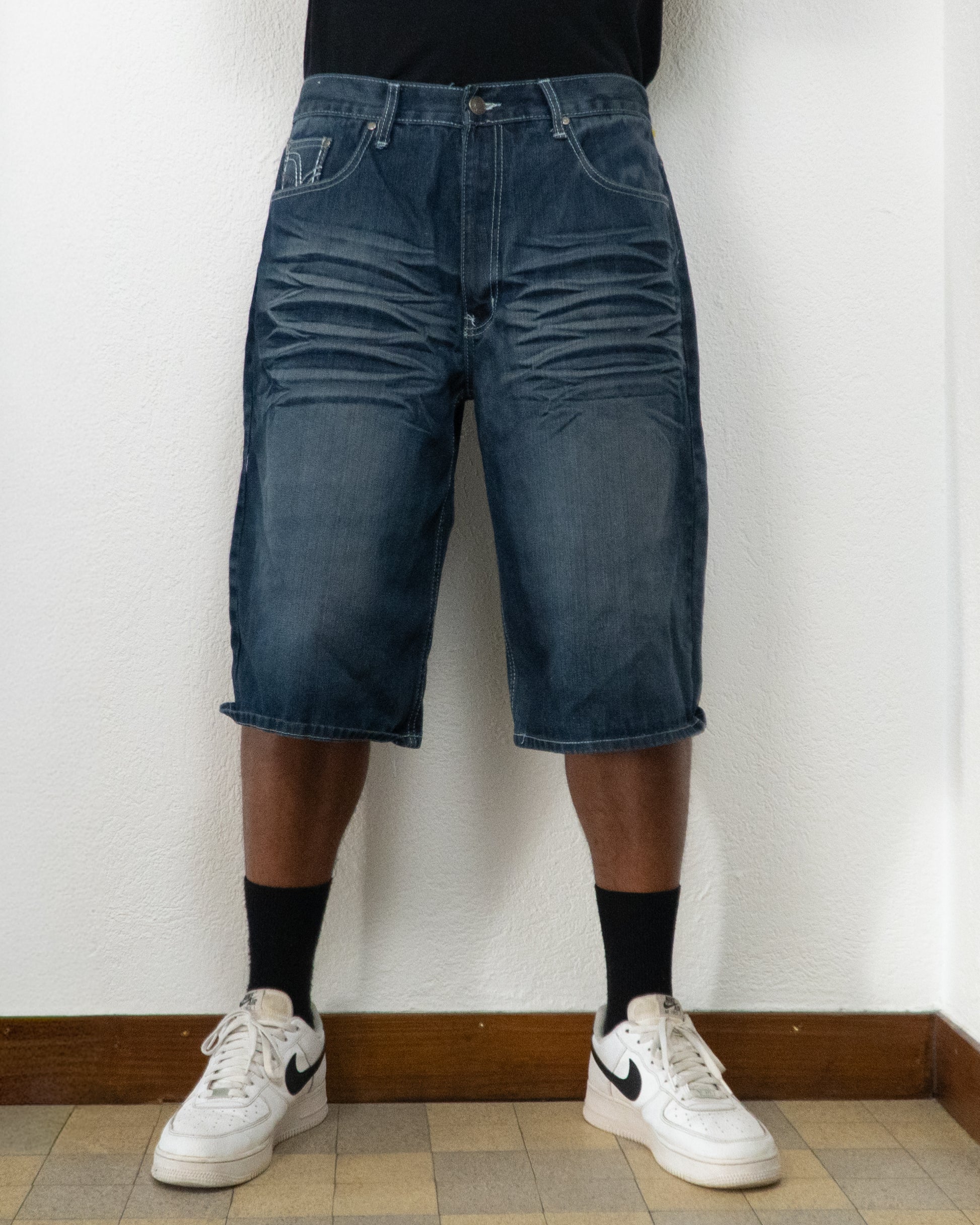 SHORT JEANS CHAMS PREMIUM DENIM 36 BLEU