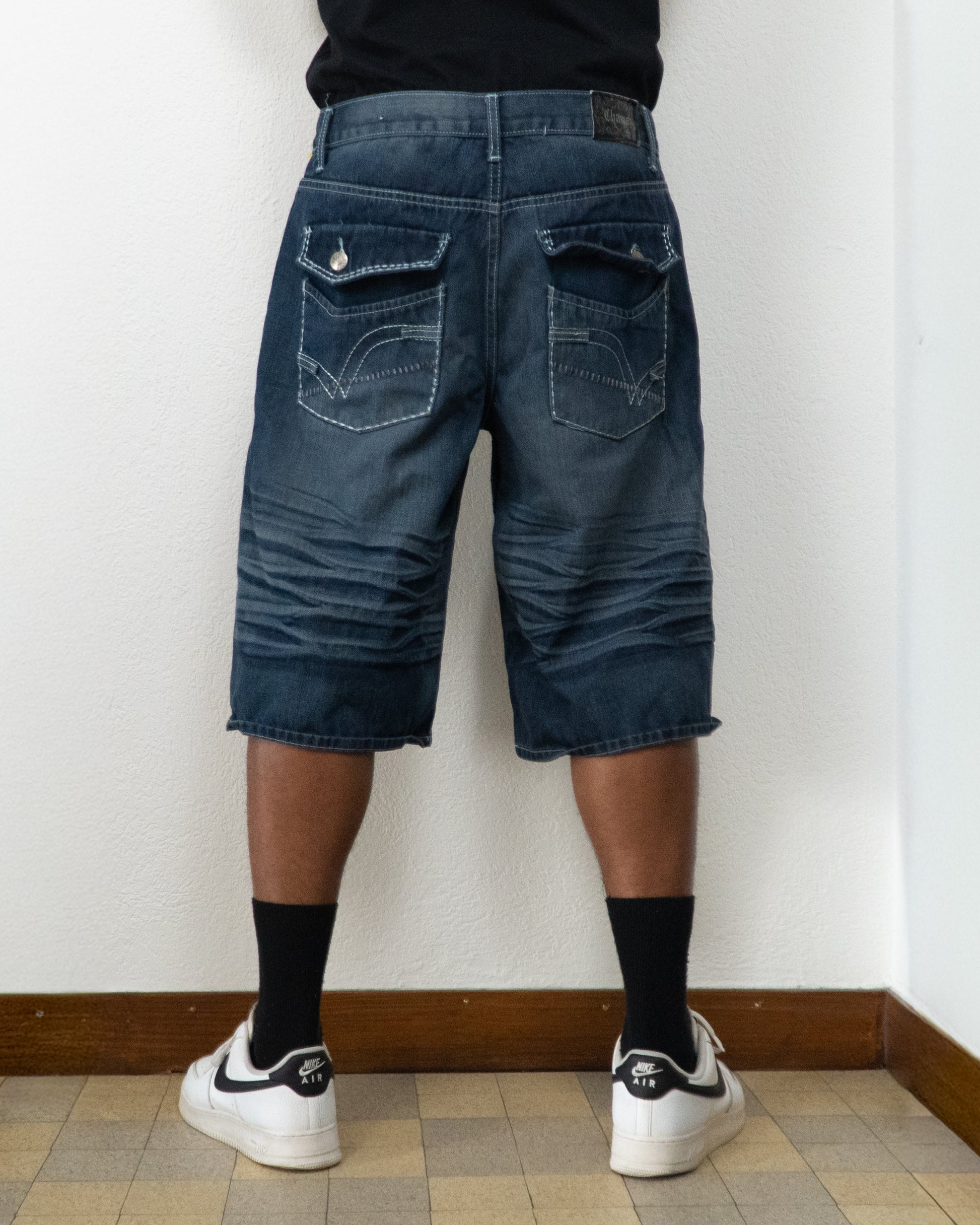 SHORT JEANS CHAMS PREMIUM DENIM 36 BLEU