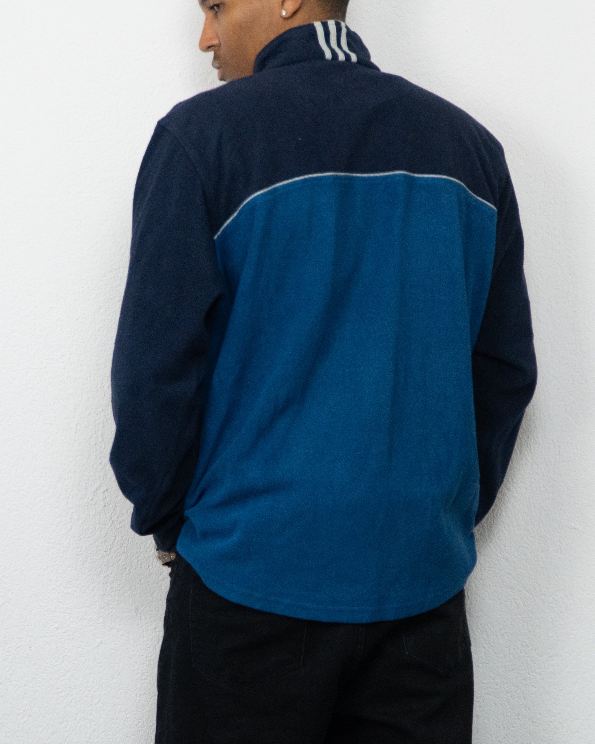 SWEATSHIRT POLAIRE ADIDAS XL NOIR MARINE