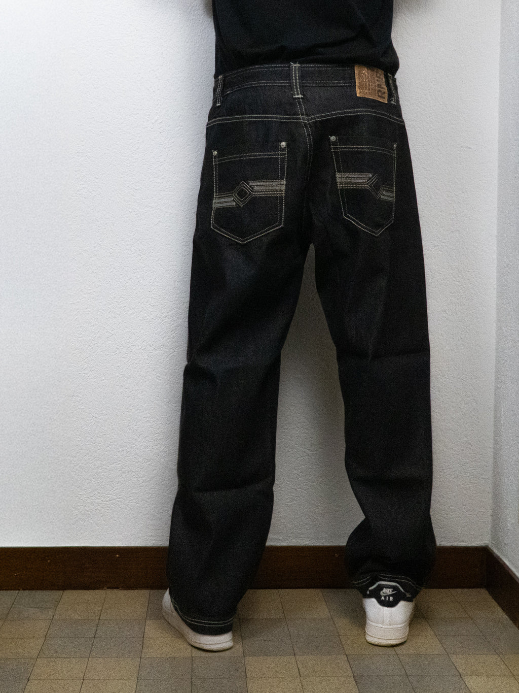 PANTALON RNR W38xL32 NOIR