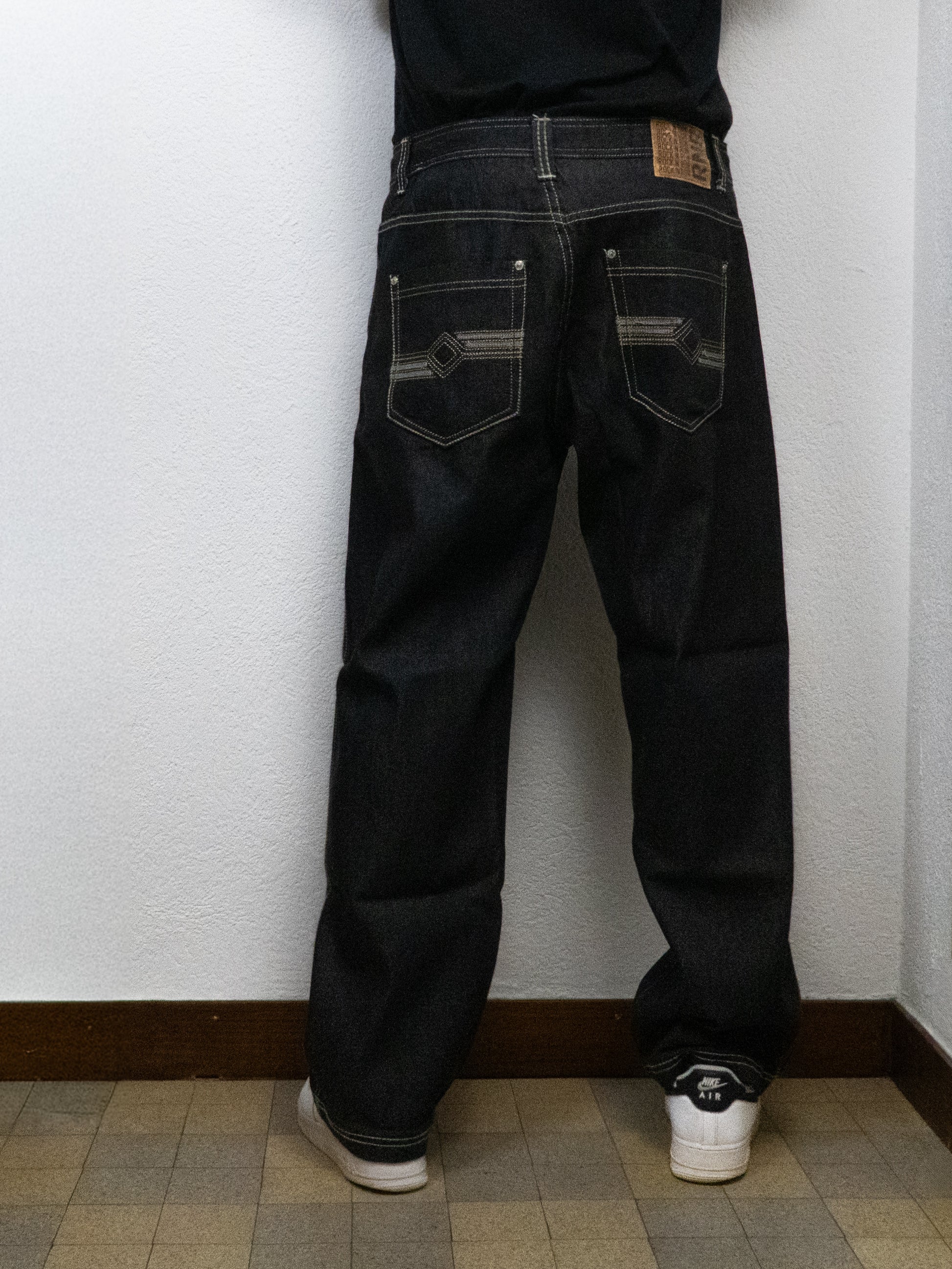 PANTALON RNR W38xL32 NOIR