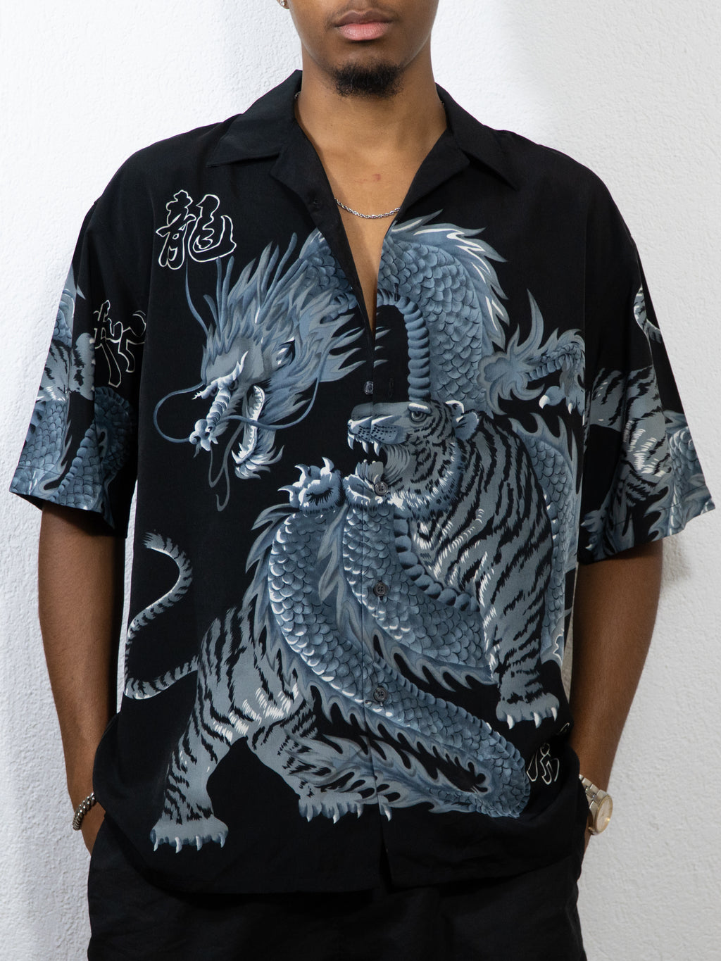 CHEMISE DRAGON MECCA XL NOIR