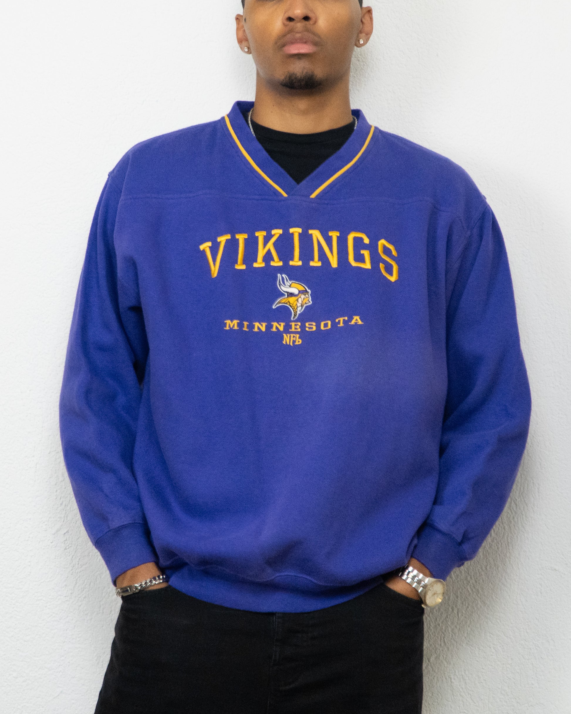 SWEATSHIRT NFL MINESOTA VIKINGS L VIOLET