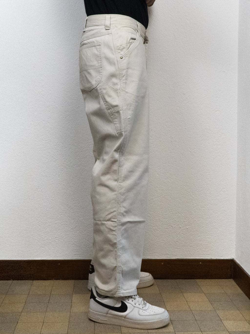 PANTALON LEE DUNGAREES 34 BLANC