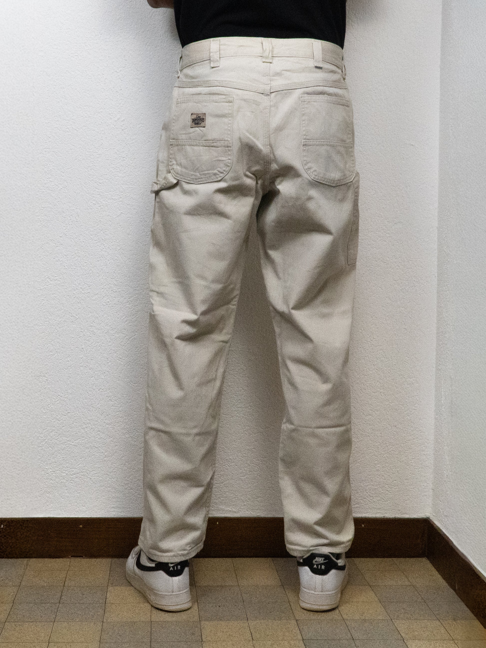 PANTALON LEE DUNGAREES 34 BLANC