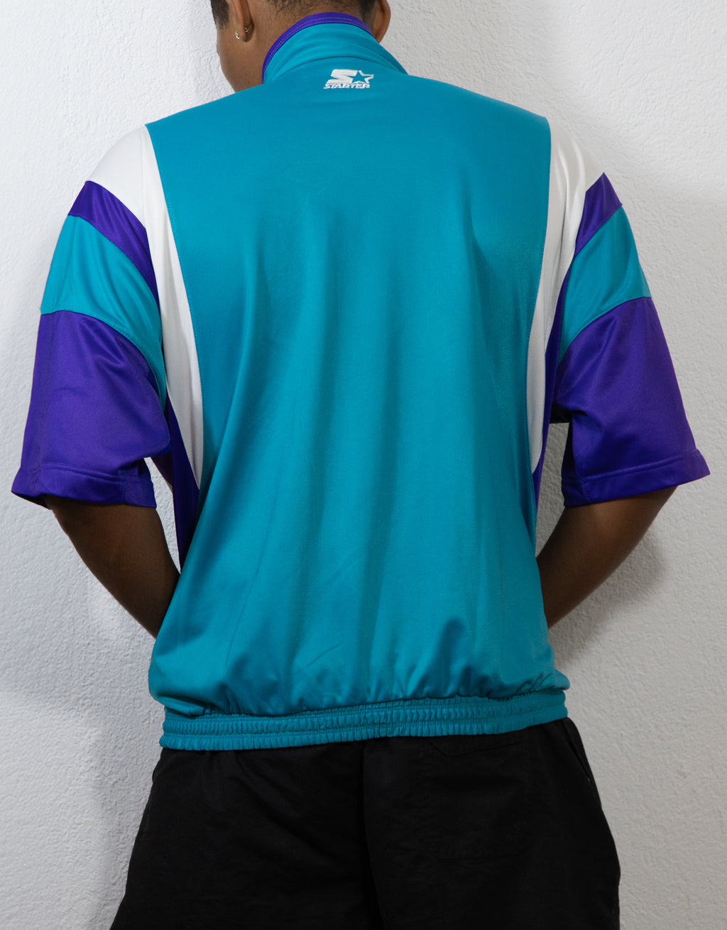 GILET STARTER NBA CHARLOTTE HORNETS L TURQUOISE VIOLET