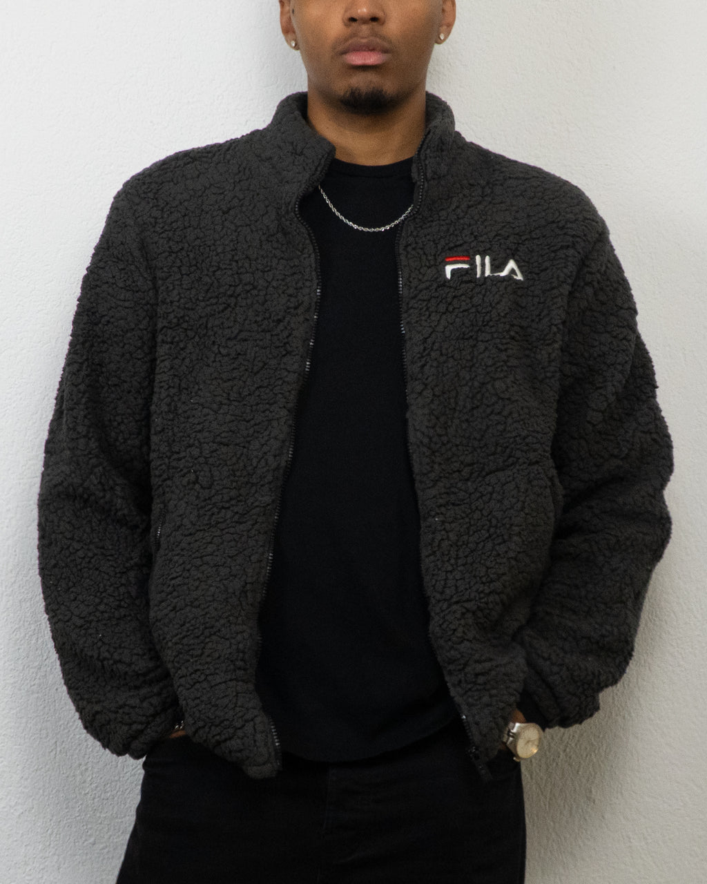 JACKET POLAIRE FILA L NOIR