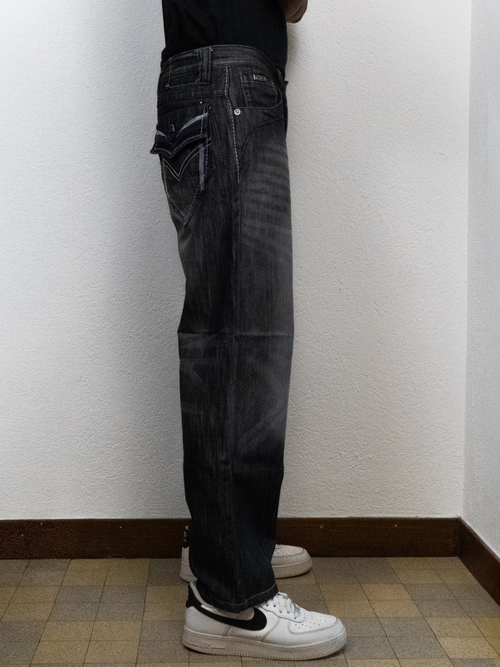 PANTALON MECCA CLASSIC FIT 34X32 NOIR