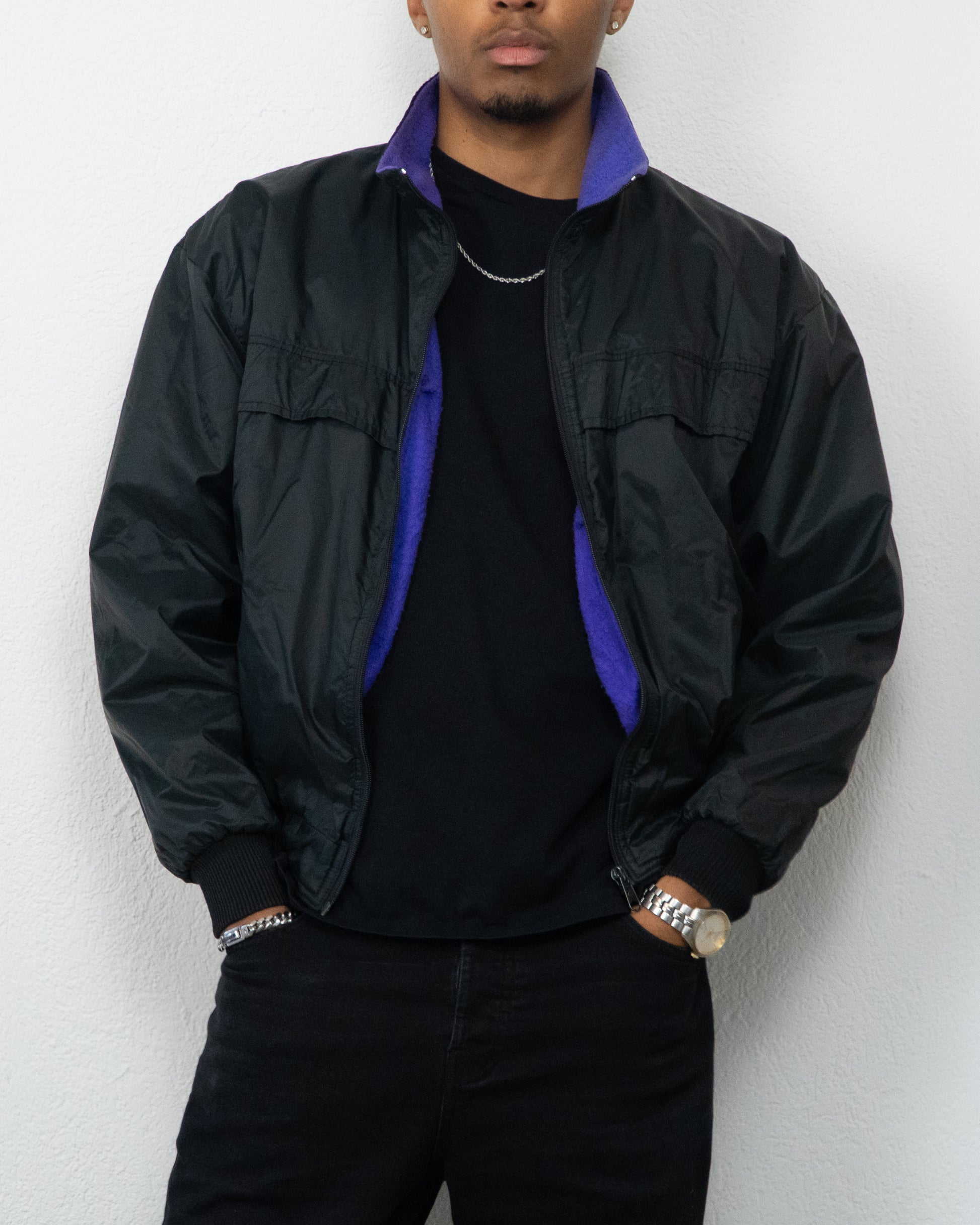 JACKET NORTHERN CLIMATE L NOIR VIOLET