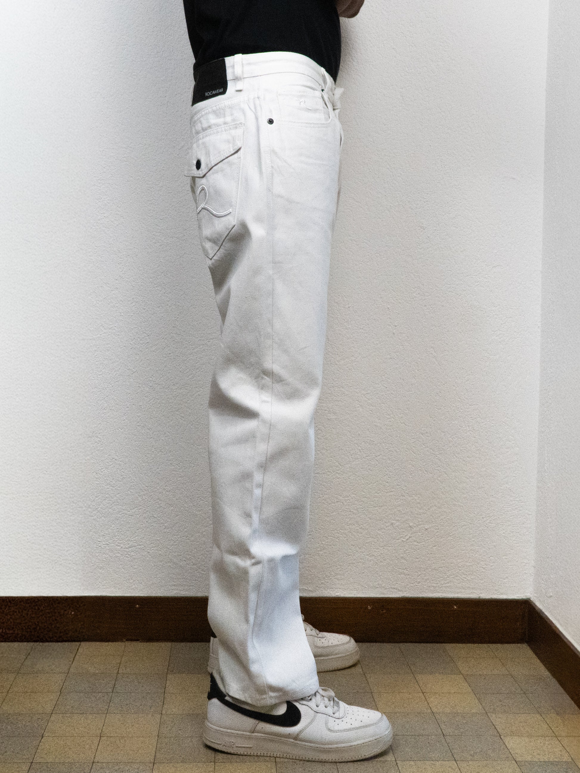PANTALON ROCAWEAR CLASSIC FIT W36 BLANC