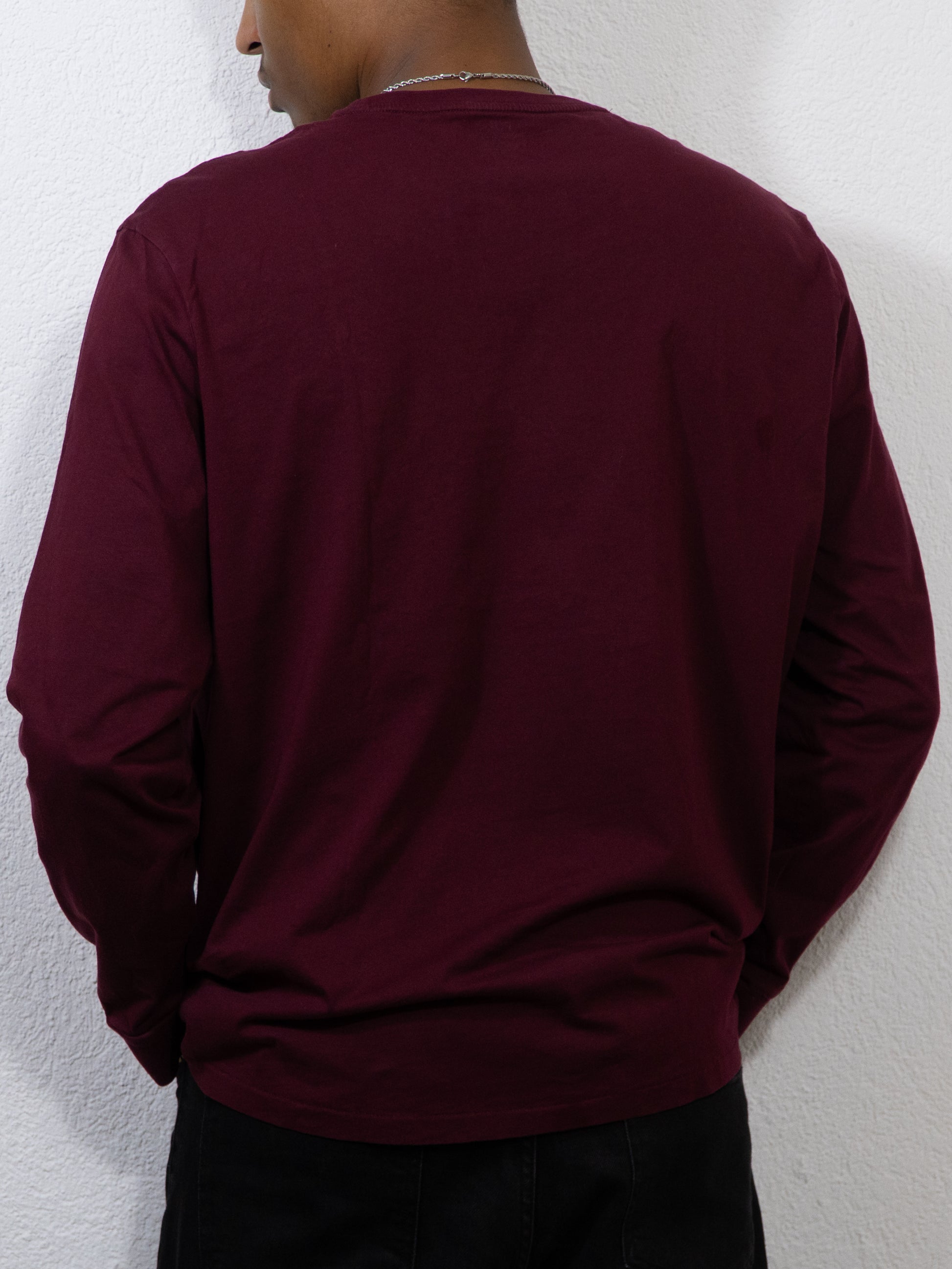 T-SHIRT ML RALPH LAUREN XL BORDEAUX