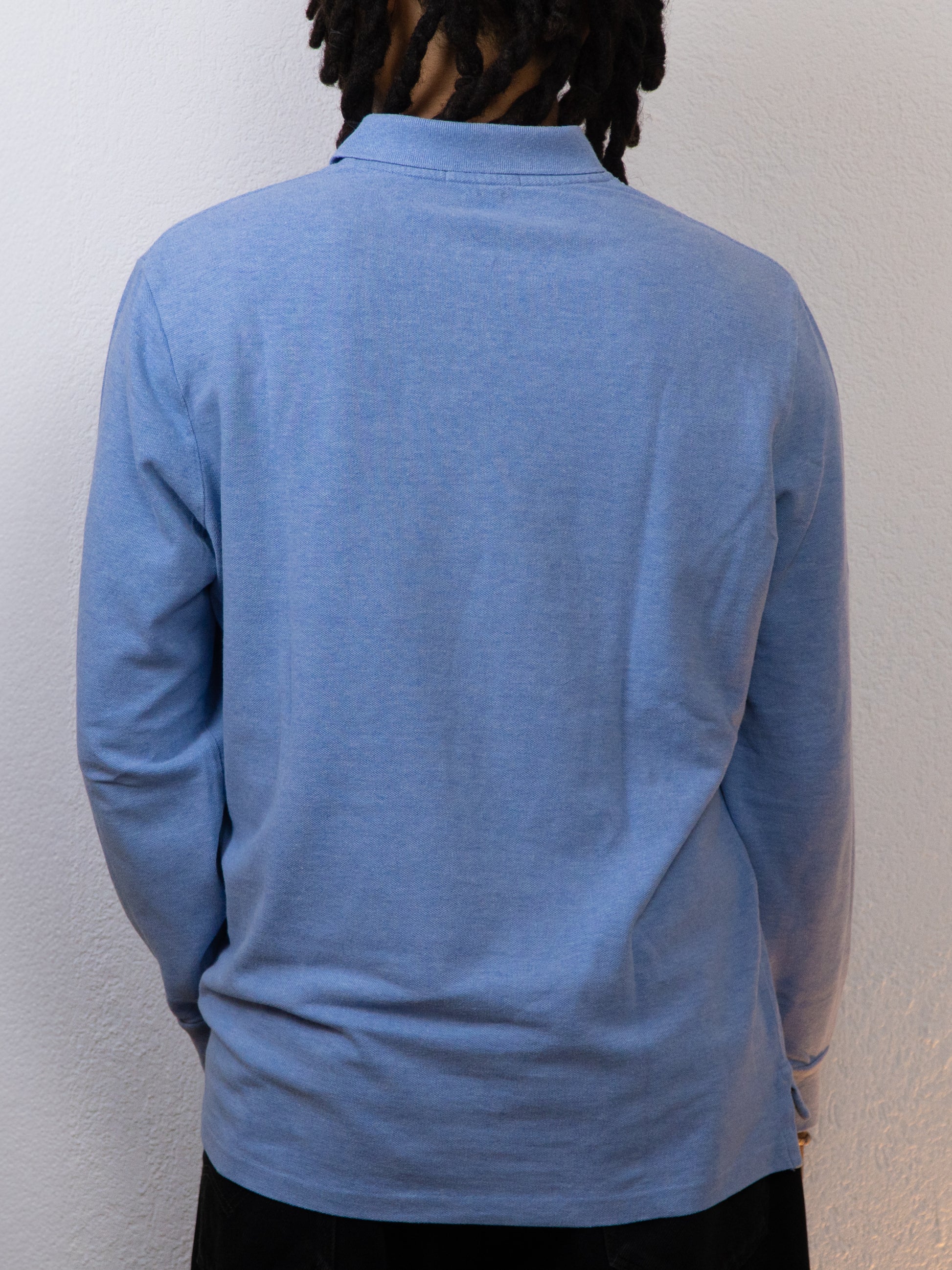 POLO ML RALPH LAUREN CLASSIC FIT L BLEU