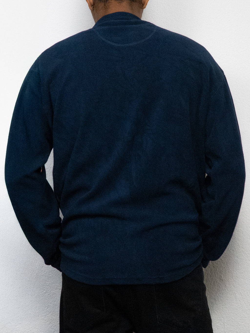SWEATSHIRT POLAIRE RUSSEL MAXOL L BLEU FONCÉ