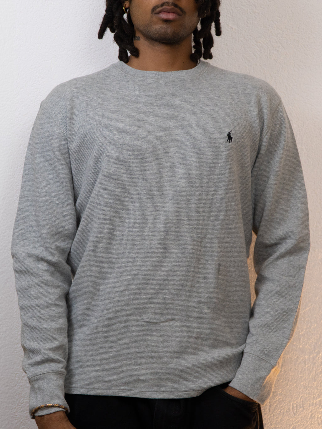 T-SHIRT ML RALPH LAUREN XL GRIS