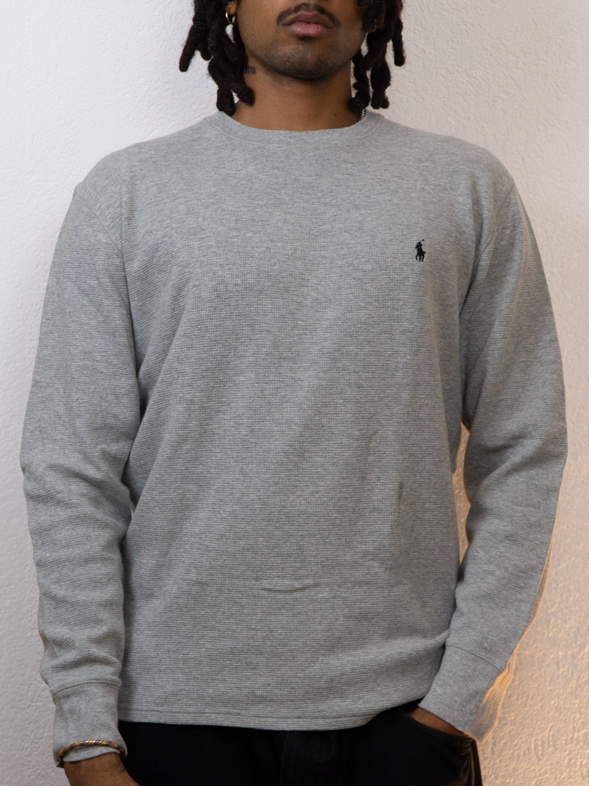 T-SHIRT ML RALPH LAUREN XL GRIS