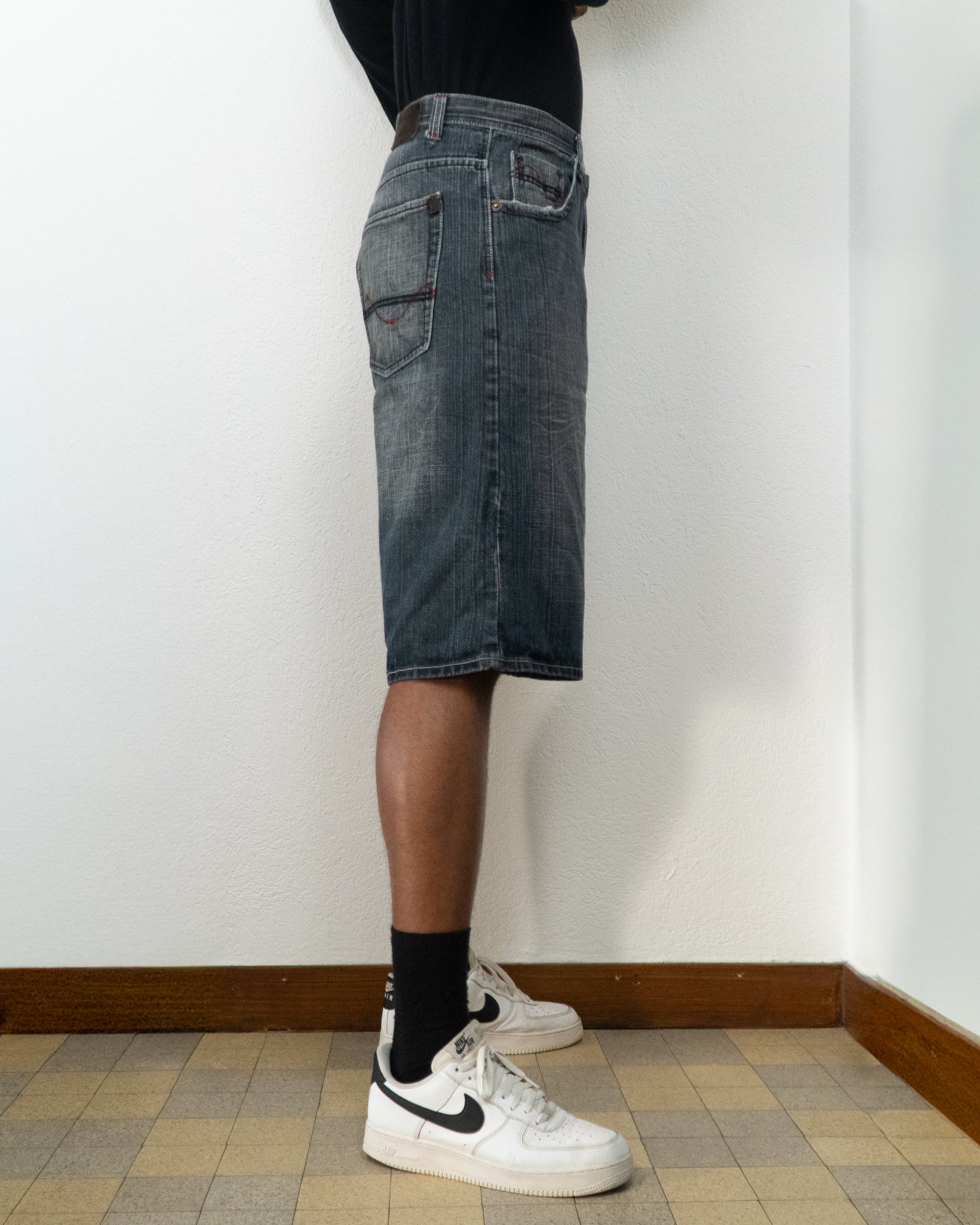 SHORT JEANS ROYAL BLUE 38 GRIS FONCÉ
