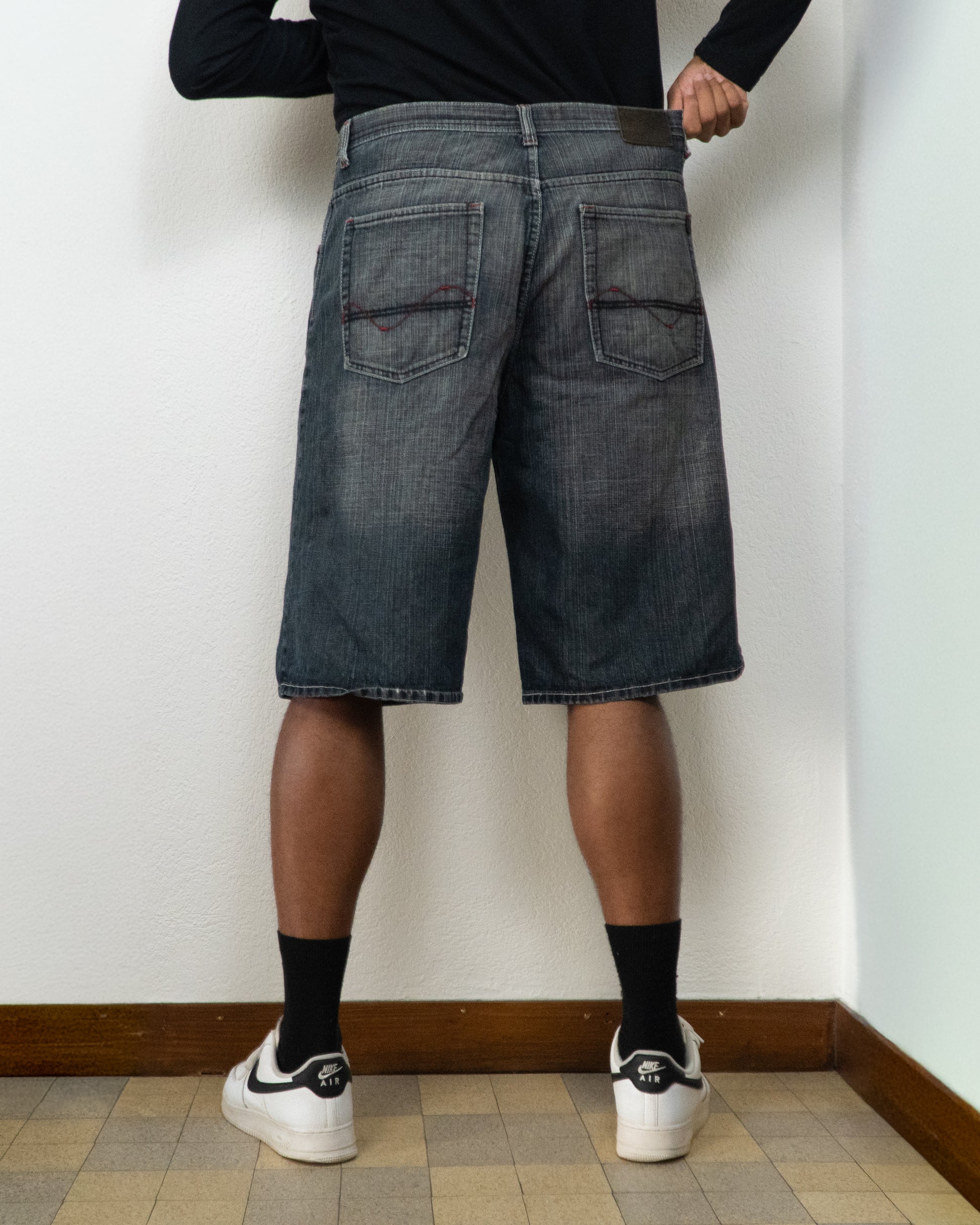 SHORT JEANS ROYAL BLUE 38 GRIS FONCÉ