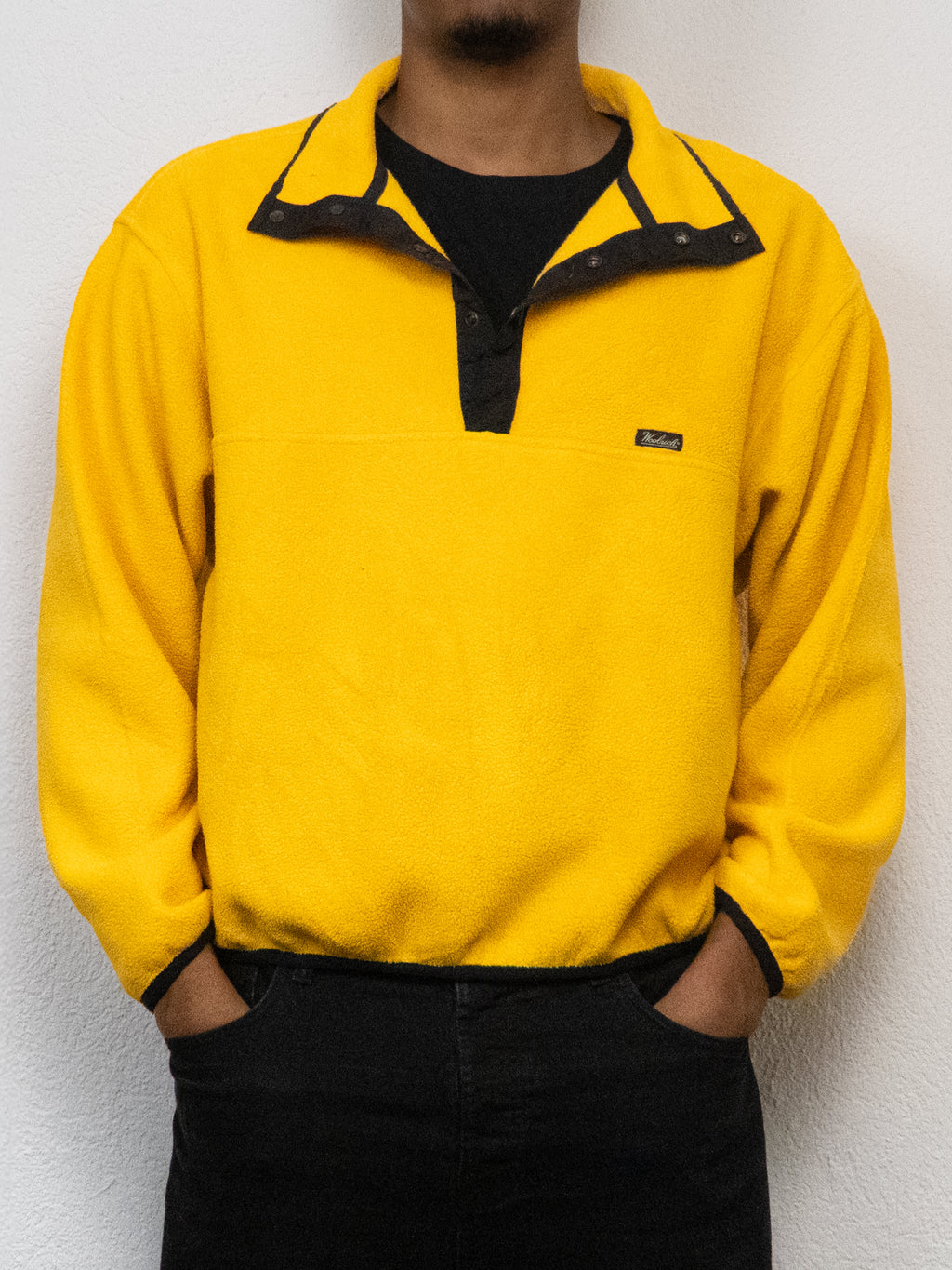SWEATSHIRT POLAIRE WOOLRICH L JAUNE
