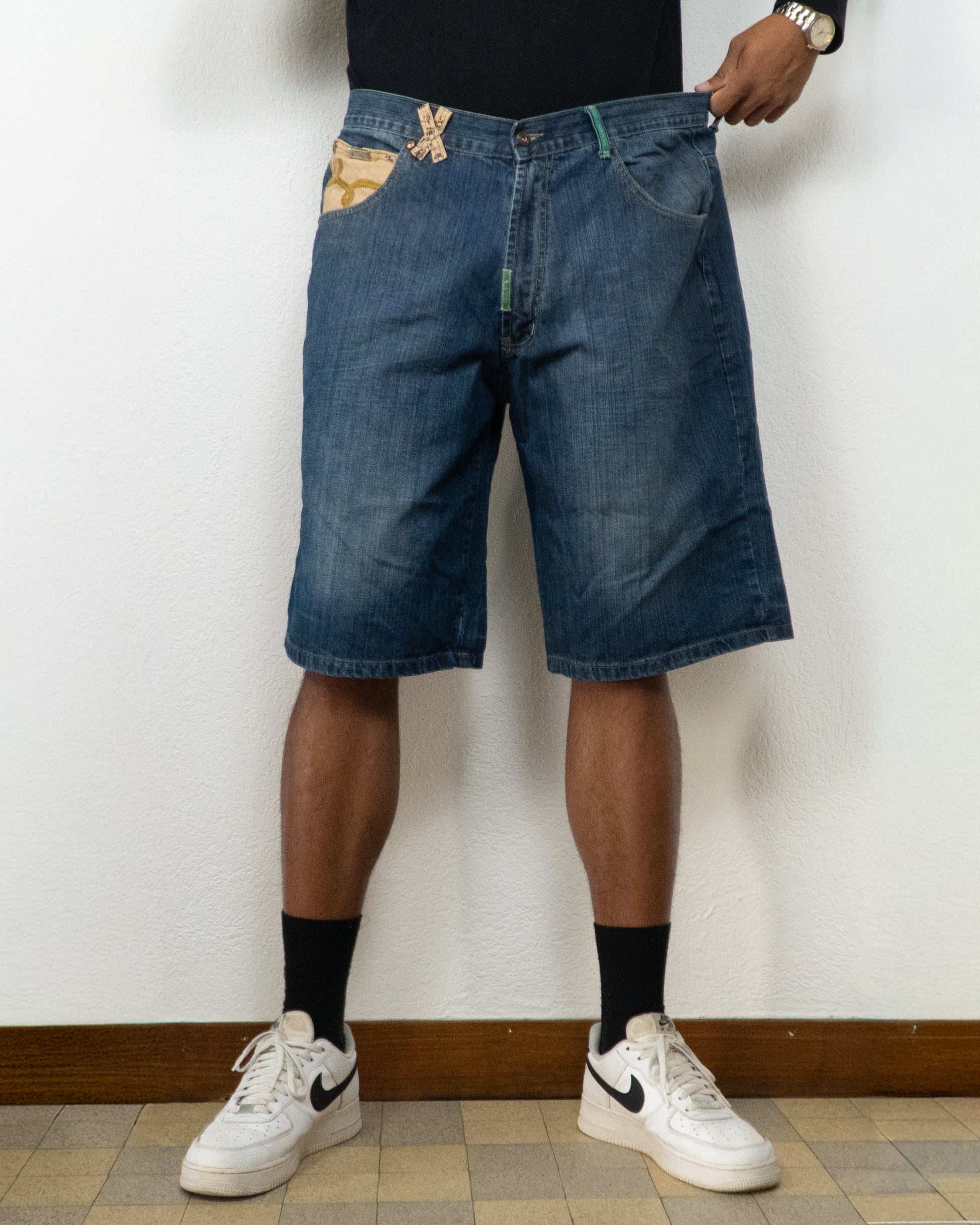 SHORT JEANS LRG 38 BLEU