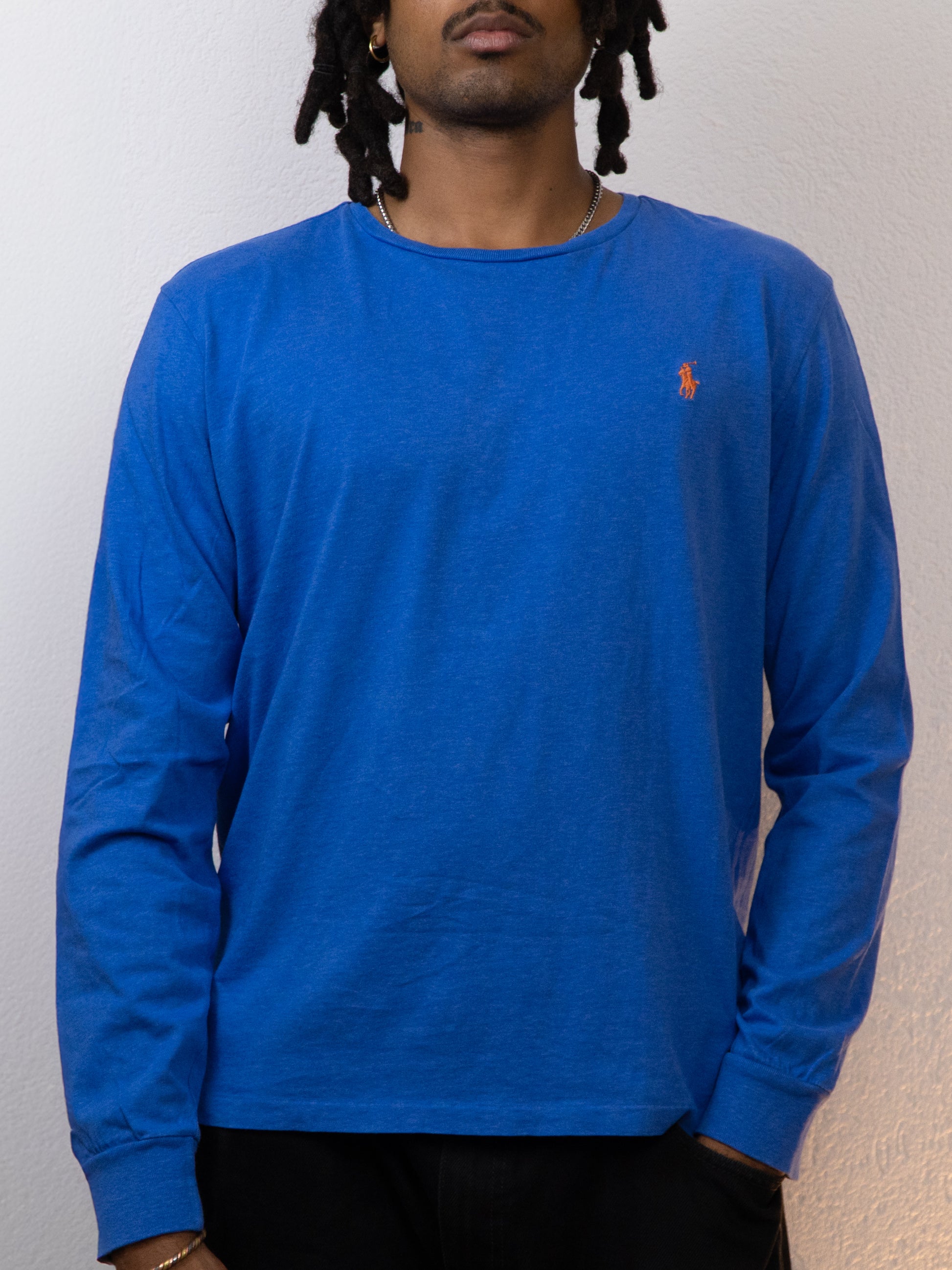 T-SHIRT ML RALPH LAUREN L BLEU