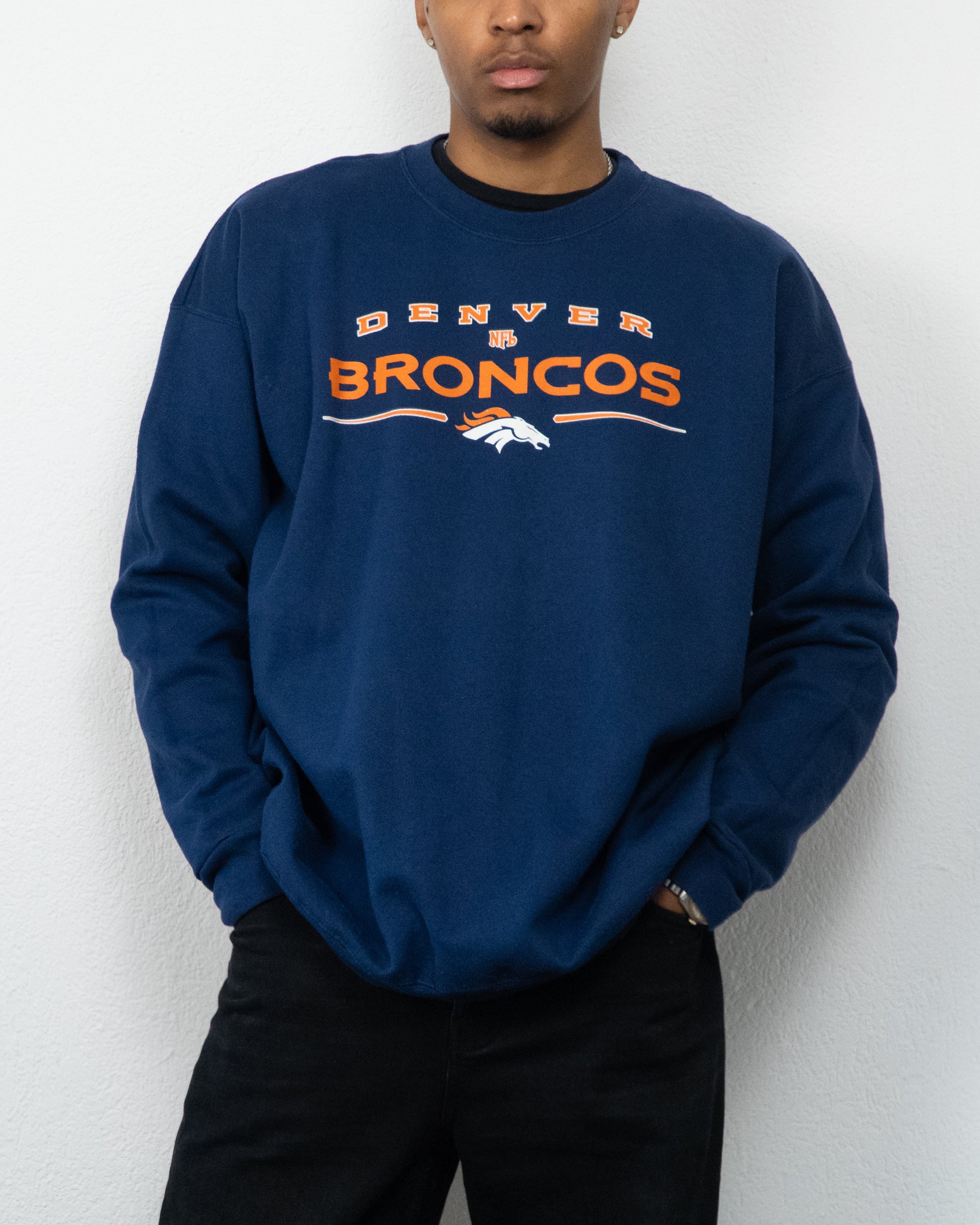 SWEATSHIRT NFL DENVER 2XL BLEU