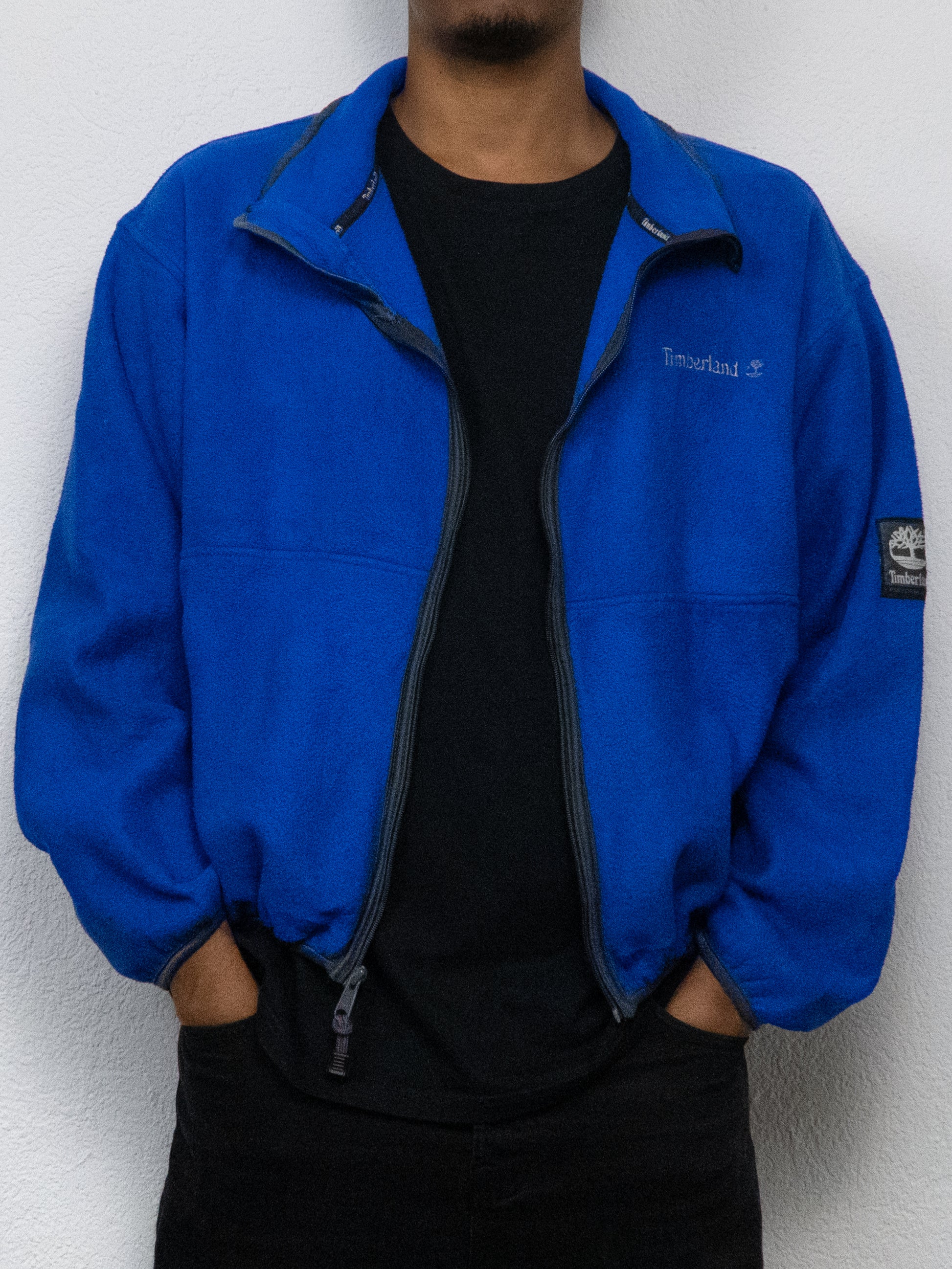 SWEATSHIRT POLAIRE TIMBERLAND L BLEU