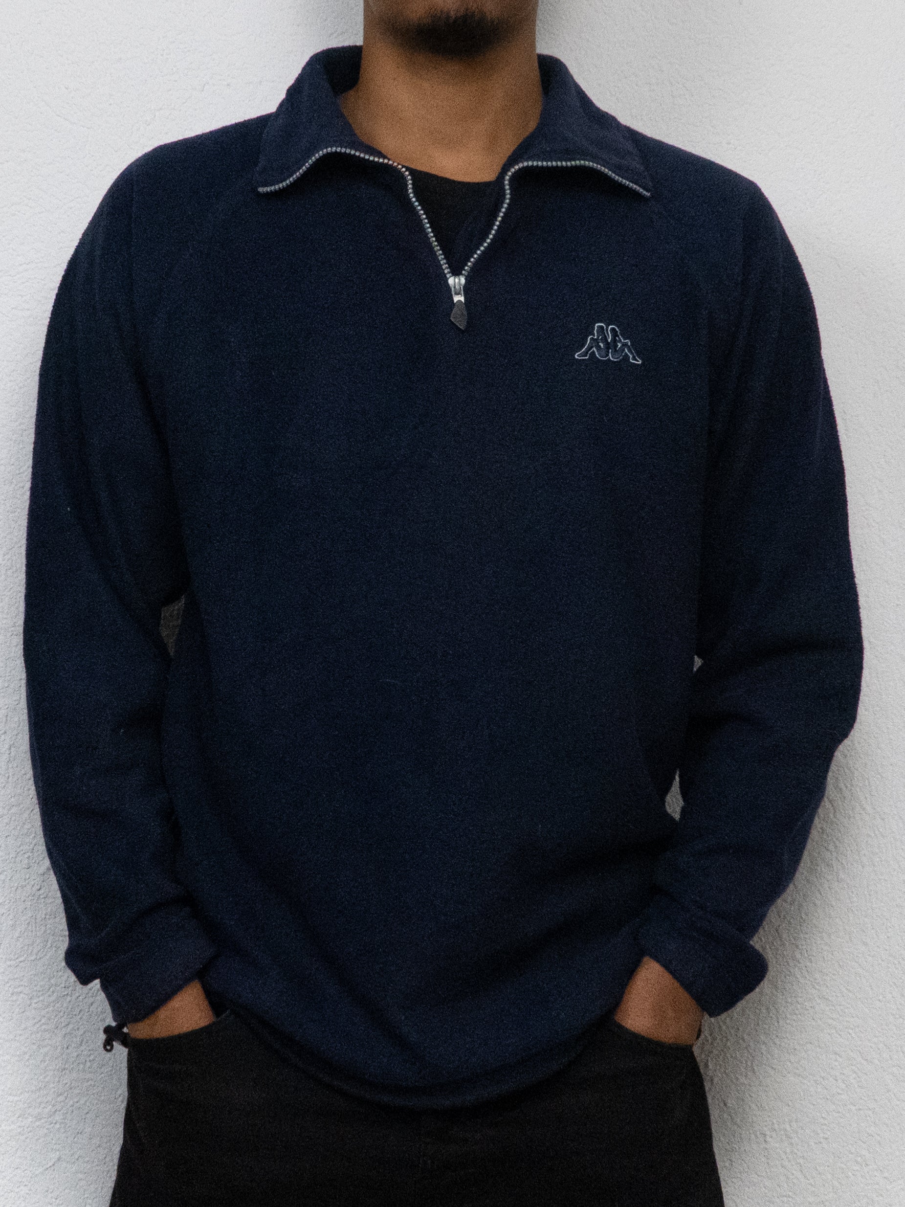 SWEATSHIRT POLAIRE KAPPA L BLEU FONCÉ