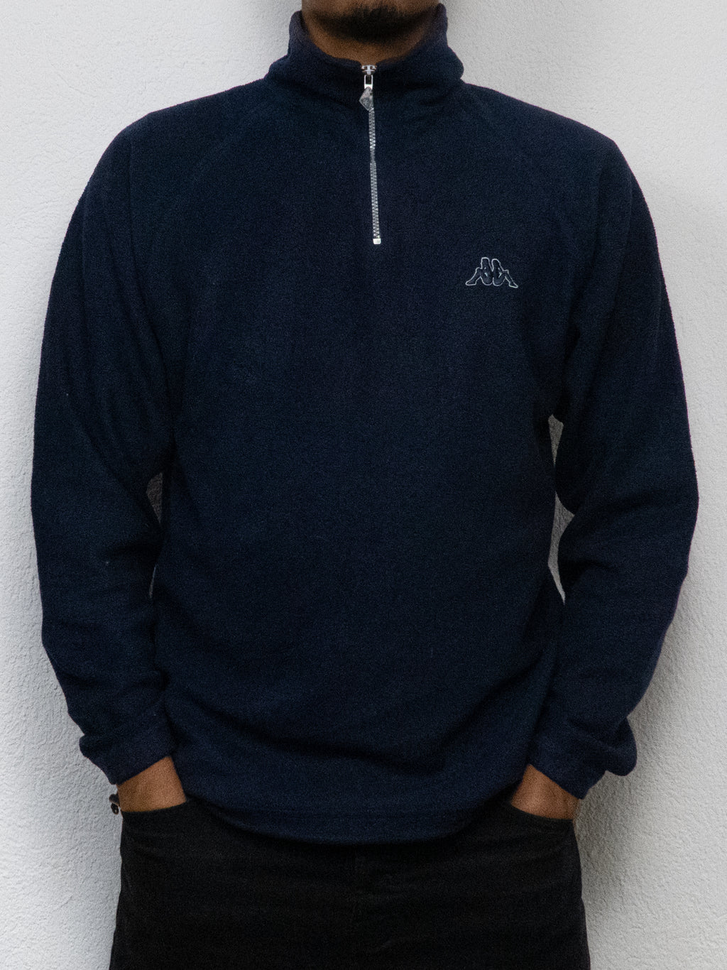 SWEATSHIRT POLAIRE KAPPA L BLEU FONCÉ