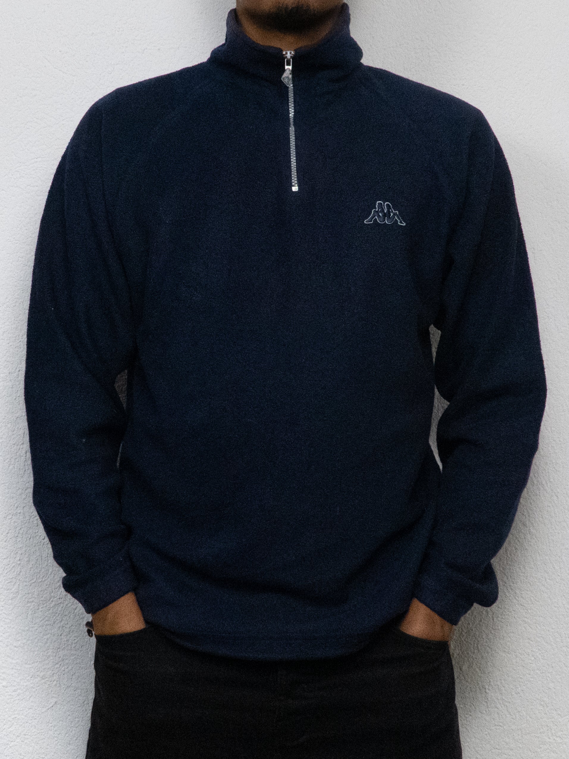 SWEATSHIRT POLAIRE KAPPA L BLEU FONCÉ