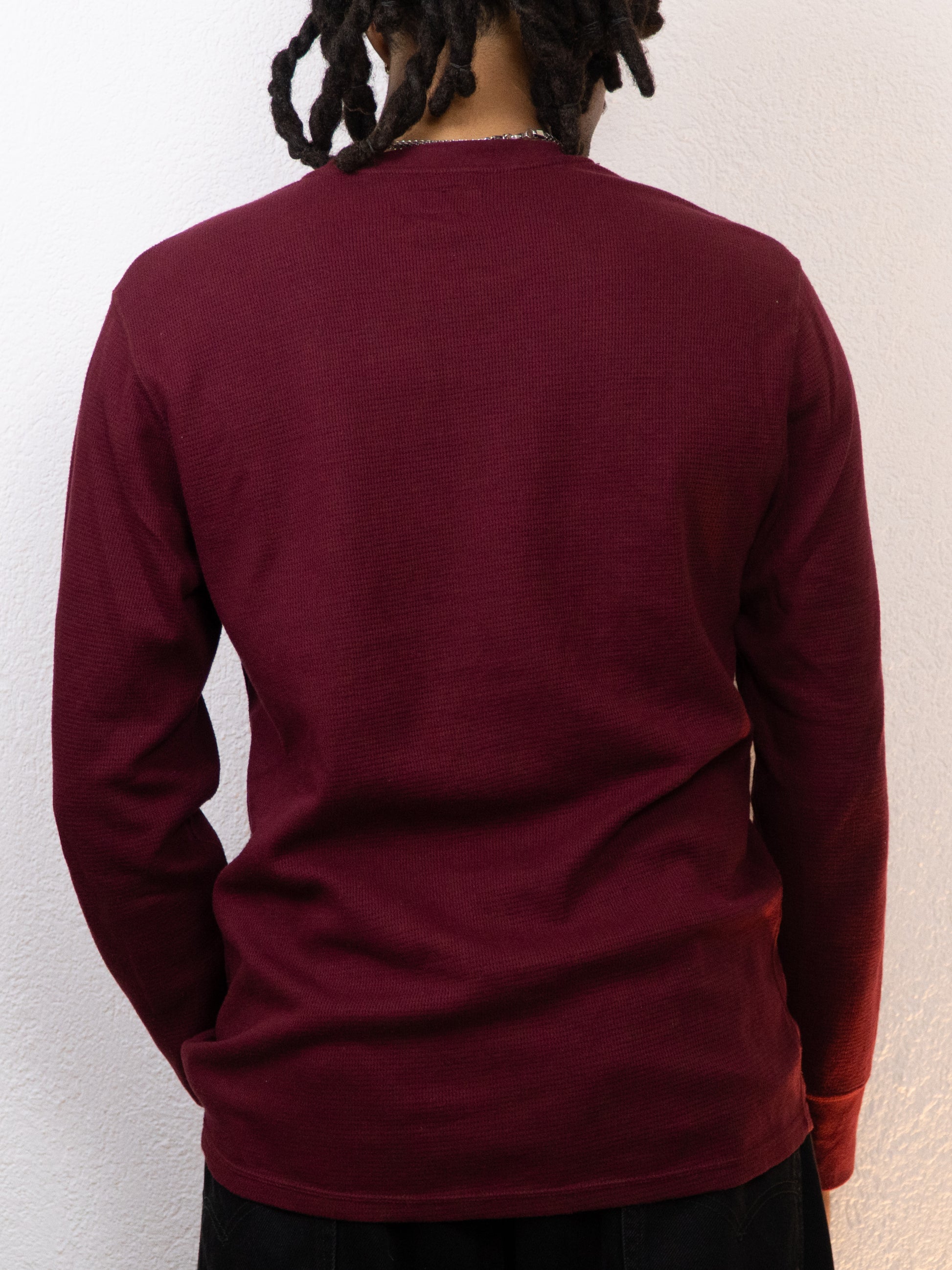 T-SHIRT ML RALPH LAUREN L BORDEAUX