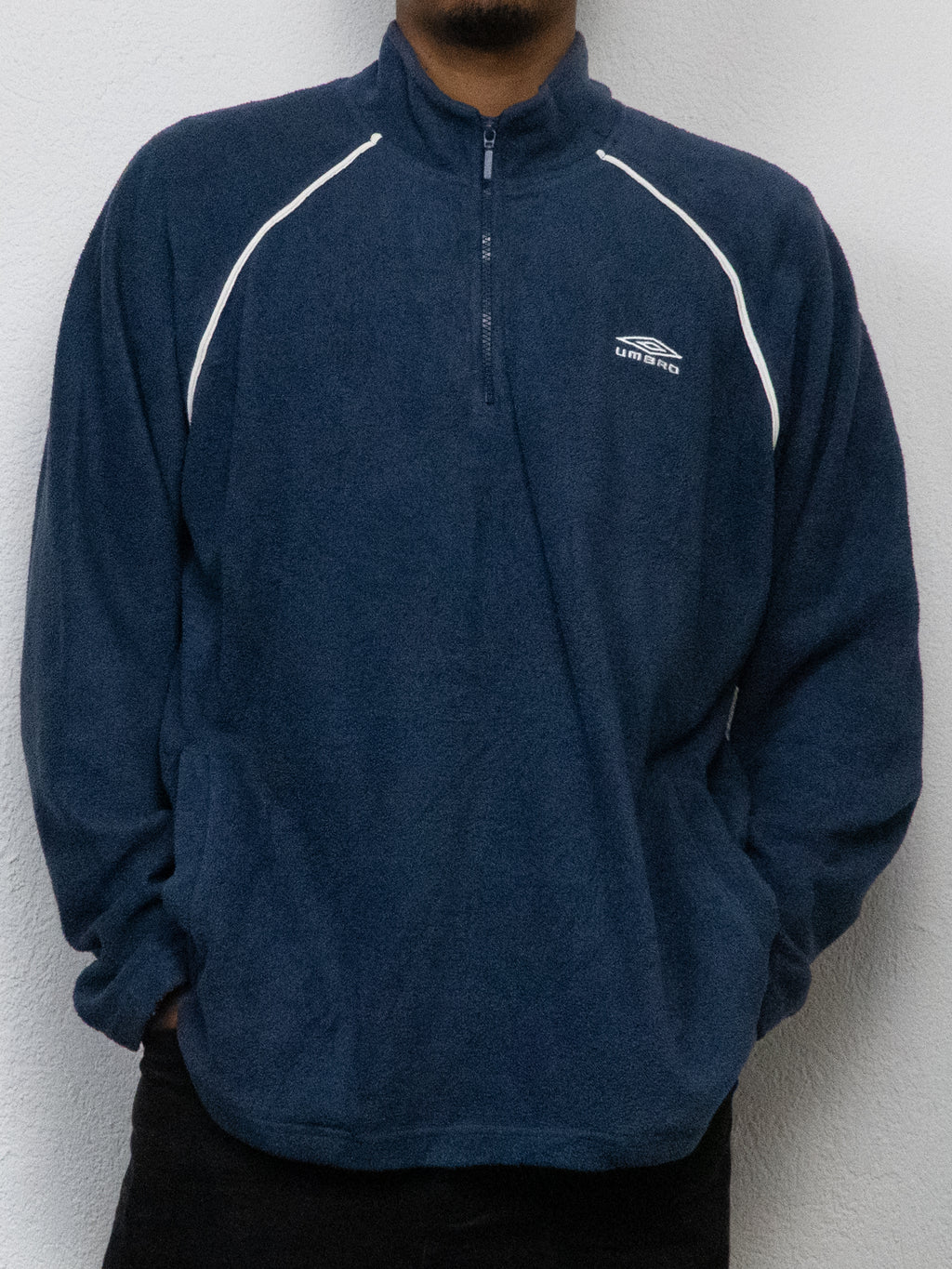 SWEATSHIRT POLAIRE UMBRO XL BLEU FONCÉ