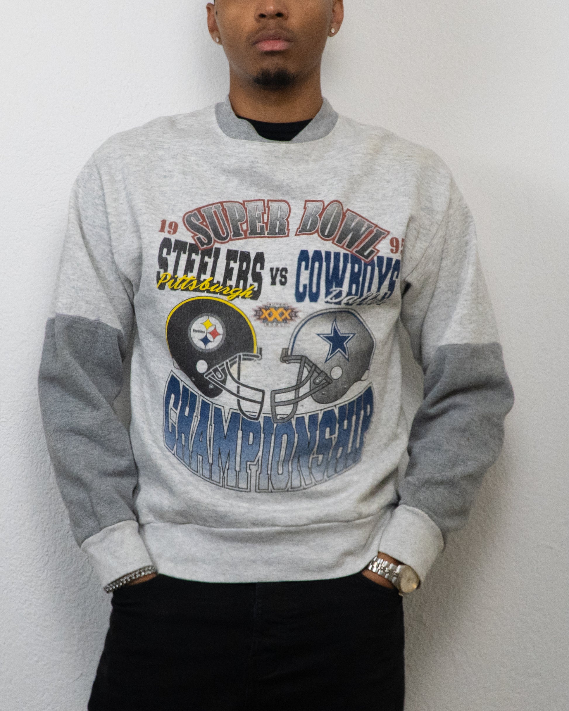 SWEATSHIRT RED OAK M GRIS