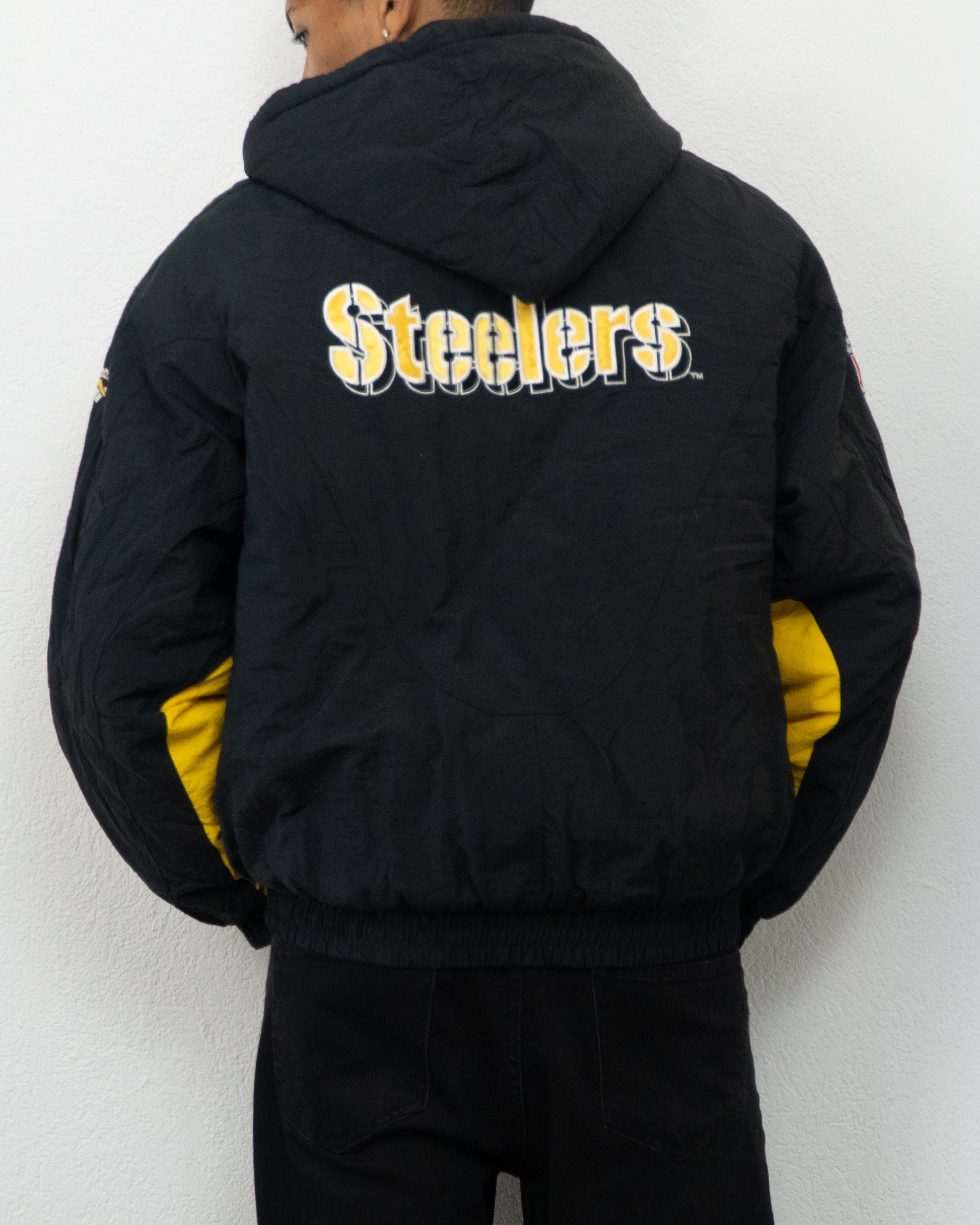 JACKET NFL PRO LINE AUTHENTIC REEBOK L NOIR