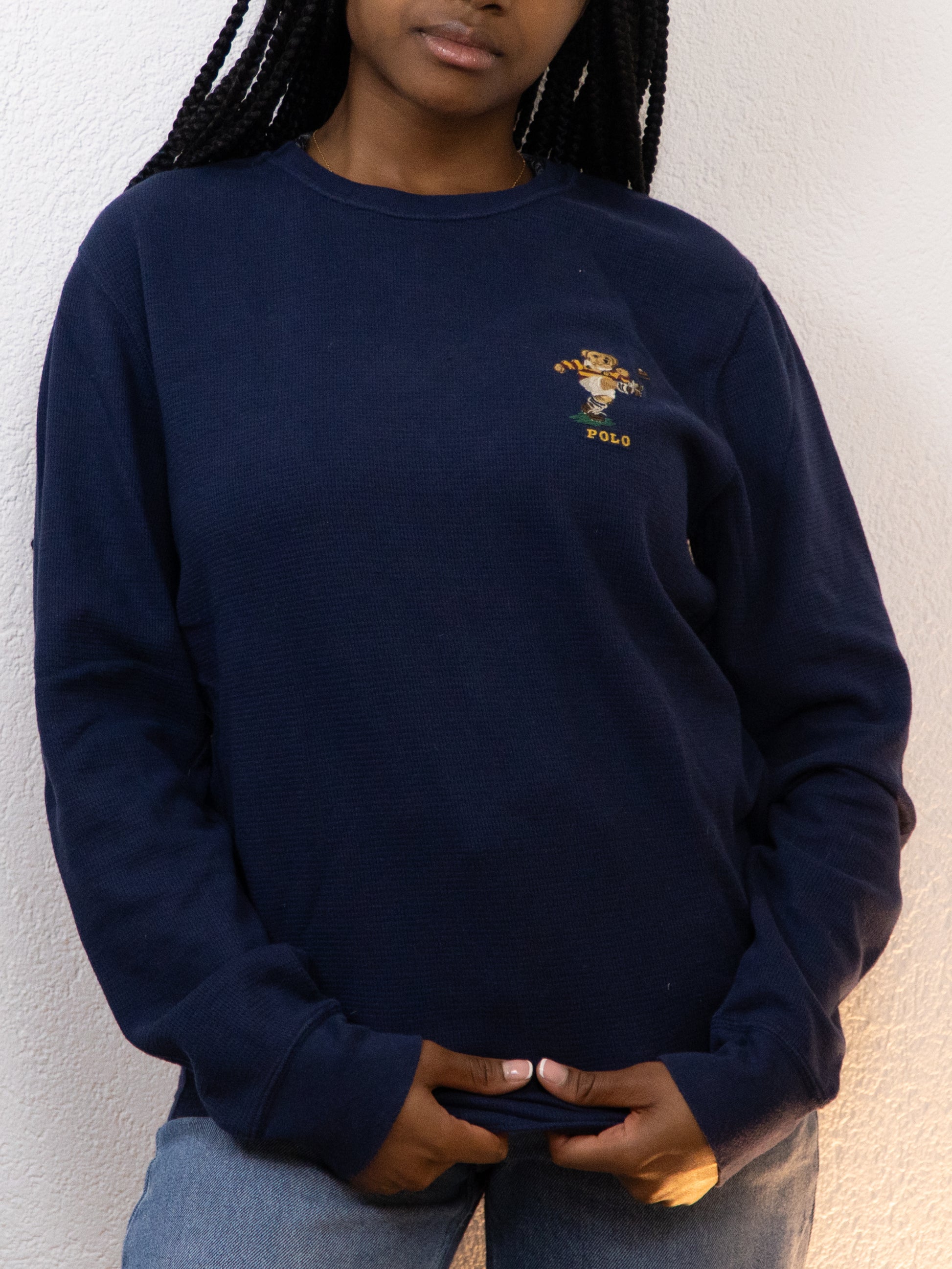 T-SHIRT ML RALPH LAUREN M BLEU