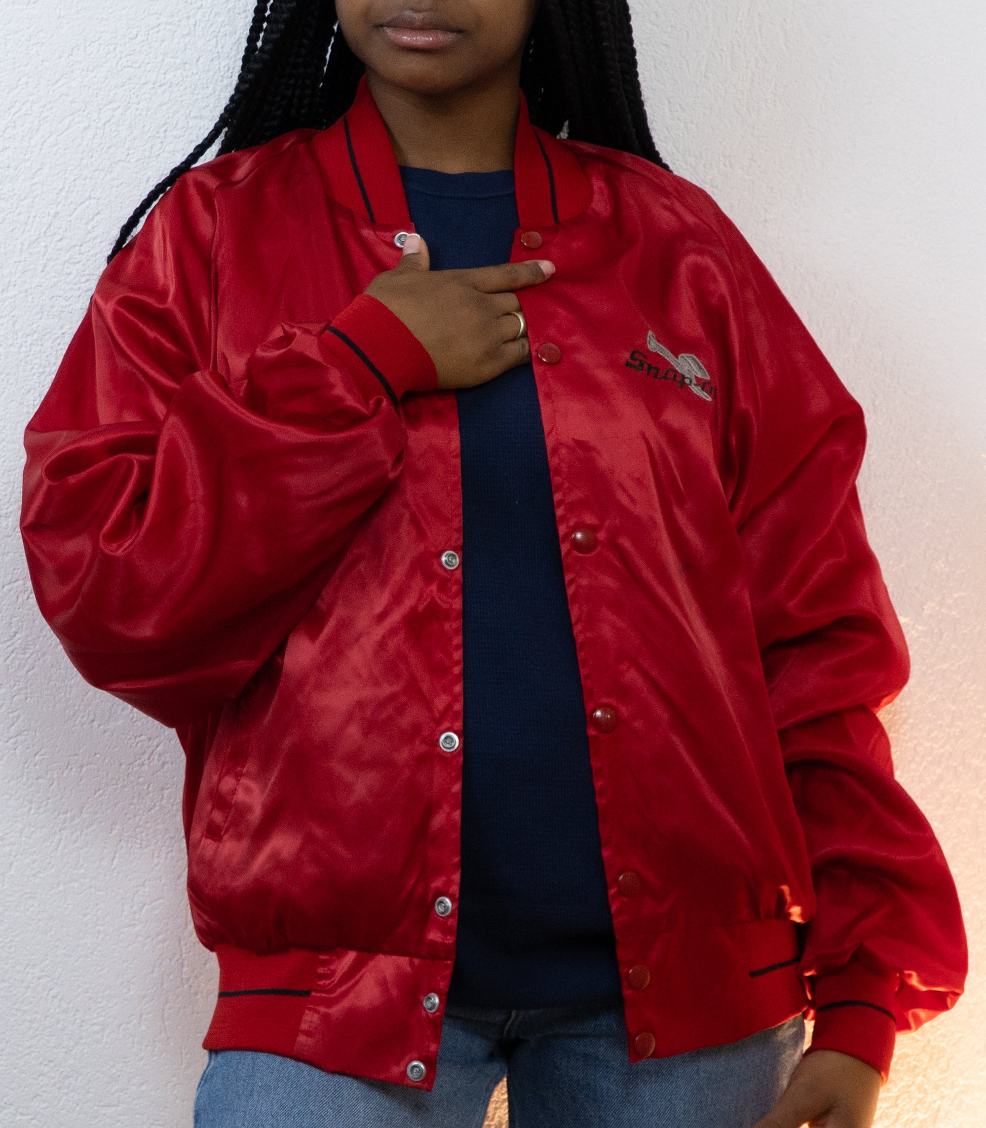 JACKET BASEBALL HORIZON SPORT W. USA L ROUGE