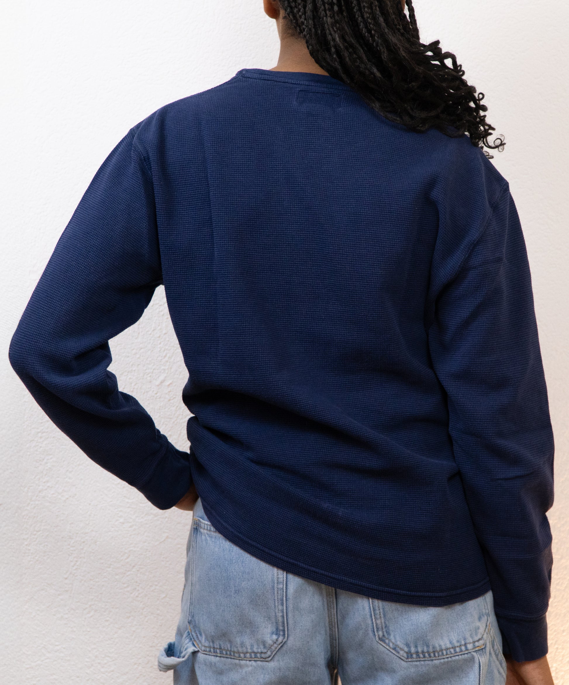 T-SHIRT ML NID D'ABEILLE RALPH LAUREN L BLEU MARINE