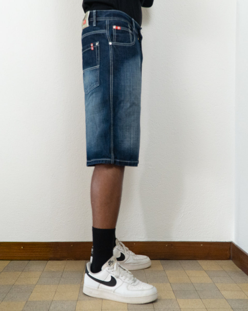 JACK &amp; JONES S BLUE JEANS SHORTS