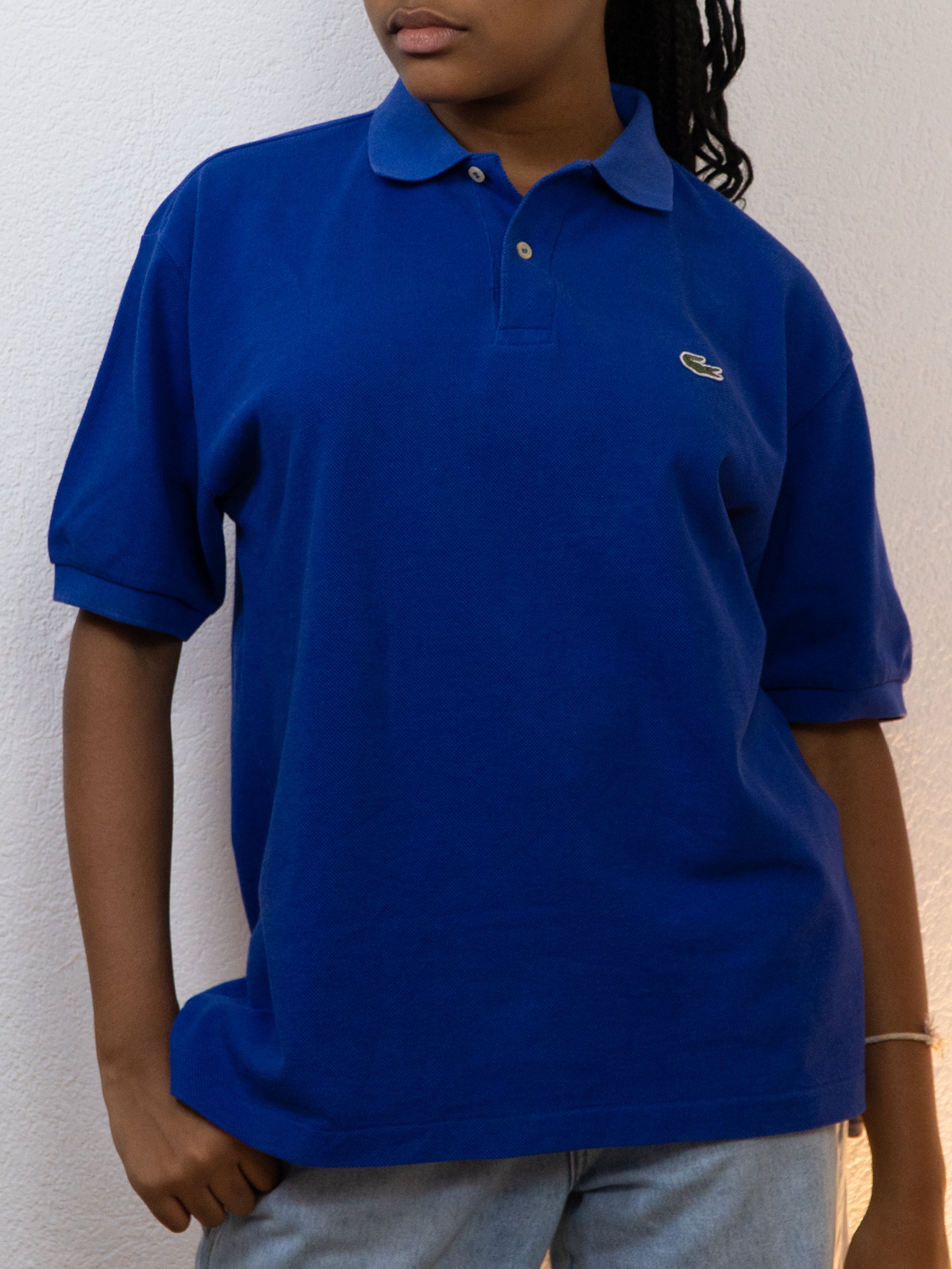 POLO LACOSTE 5/L BLEU ROI