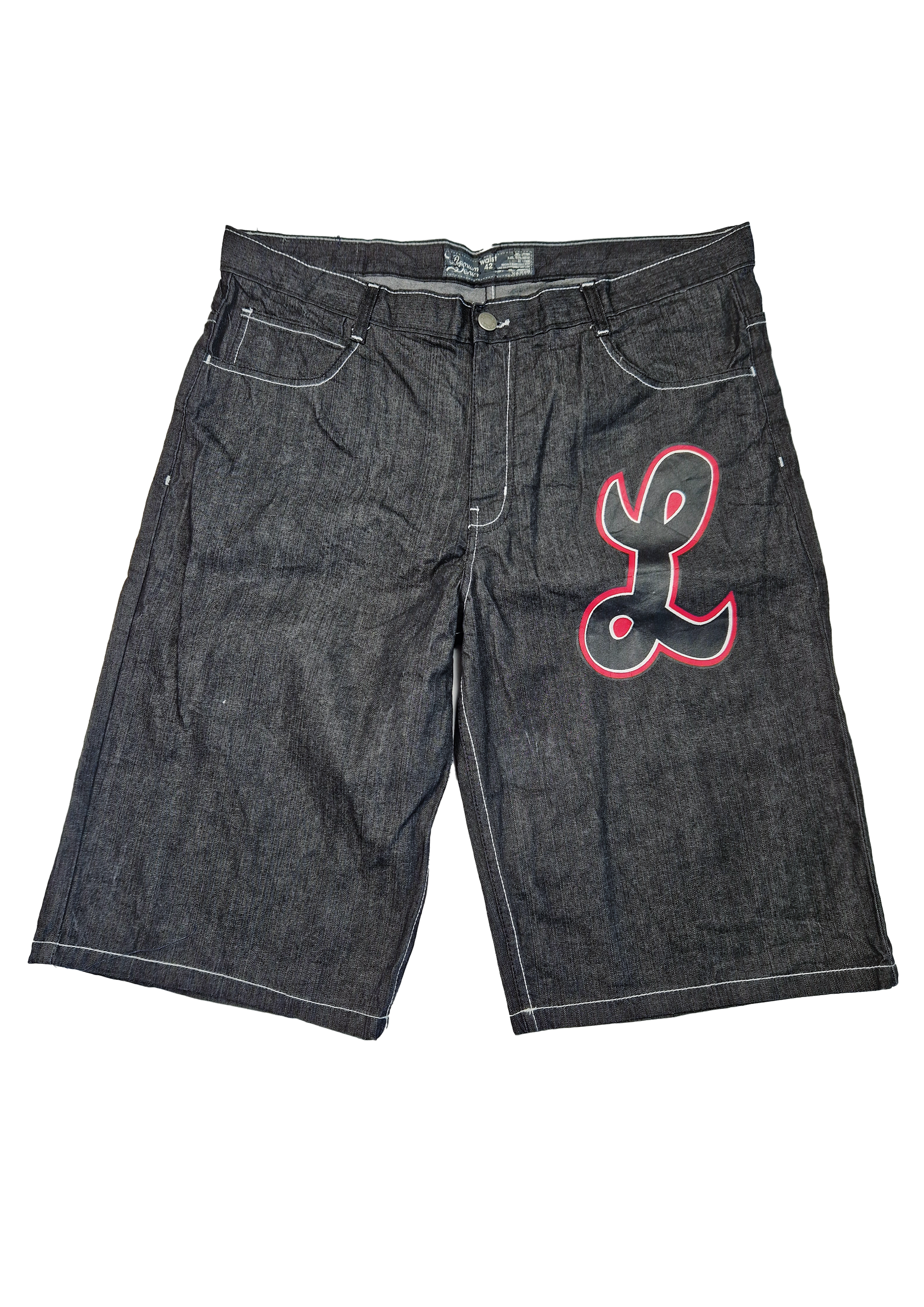 SHORT JEANS RENUM DENIM 42 NOIR