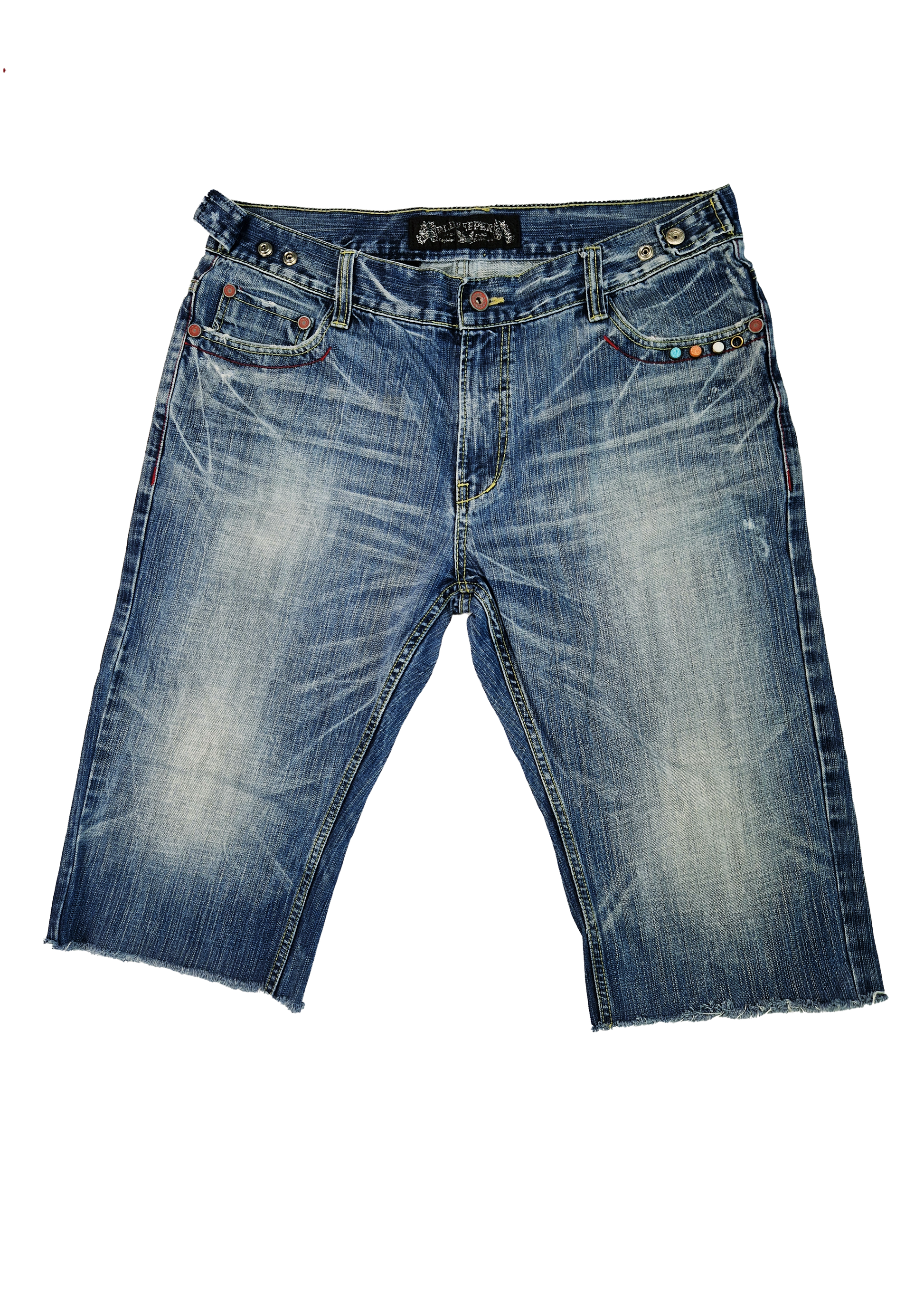 SHORT JEANS VINTAGE RED PEPPER 38 BLEU
