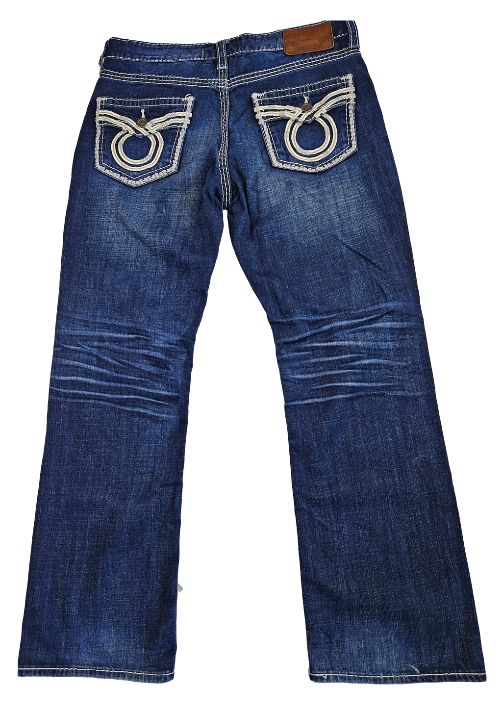 PANTALON BIGSTAR VINTAGE COLLECTION PIONEER 36 BLEU BRODÉ