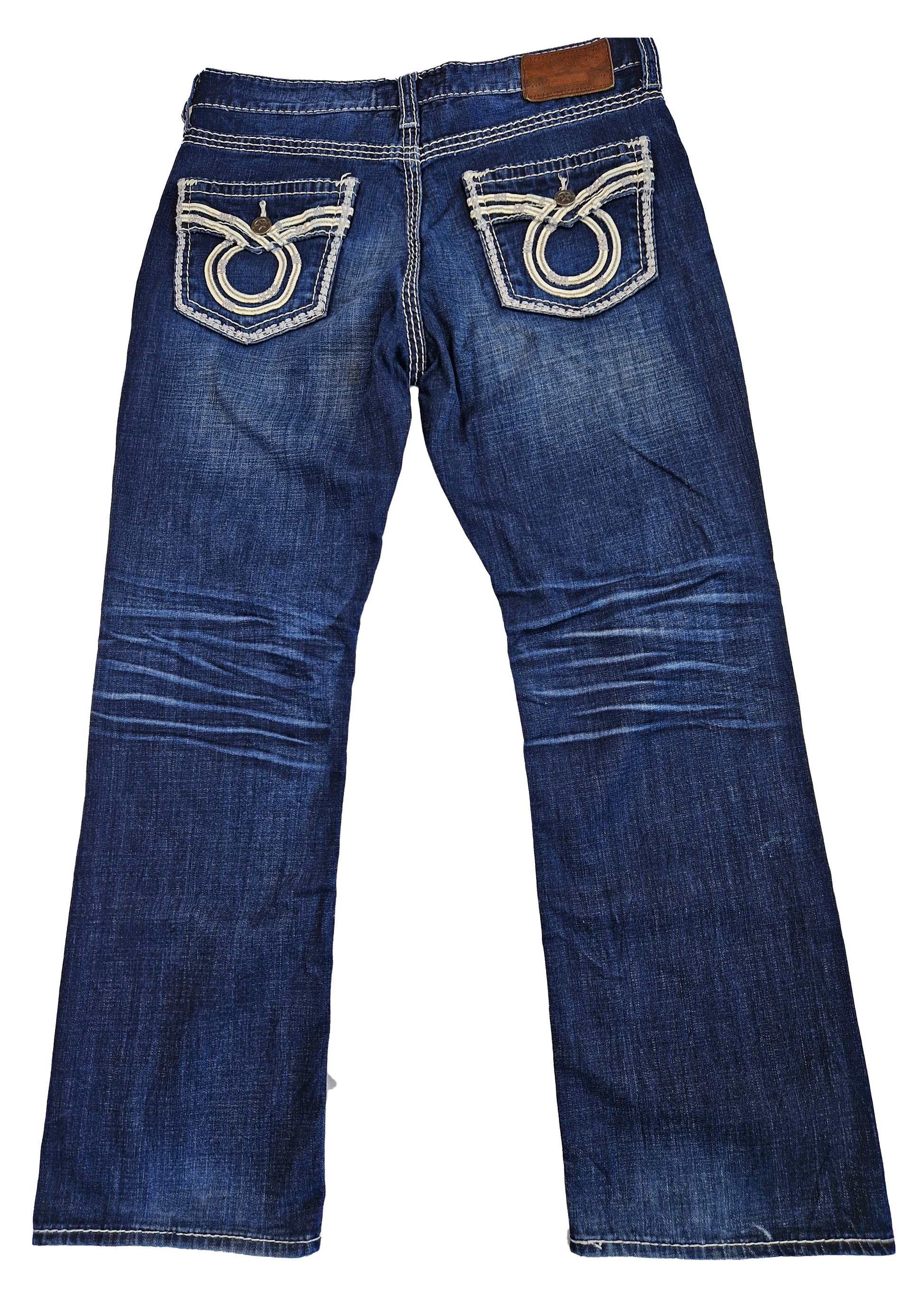 PANTALON BIGSTAR VINTAGE COLLECTION PIONEER 36 BLEU BRODÉ